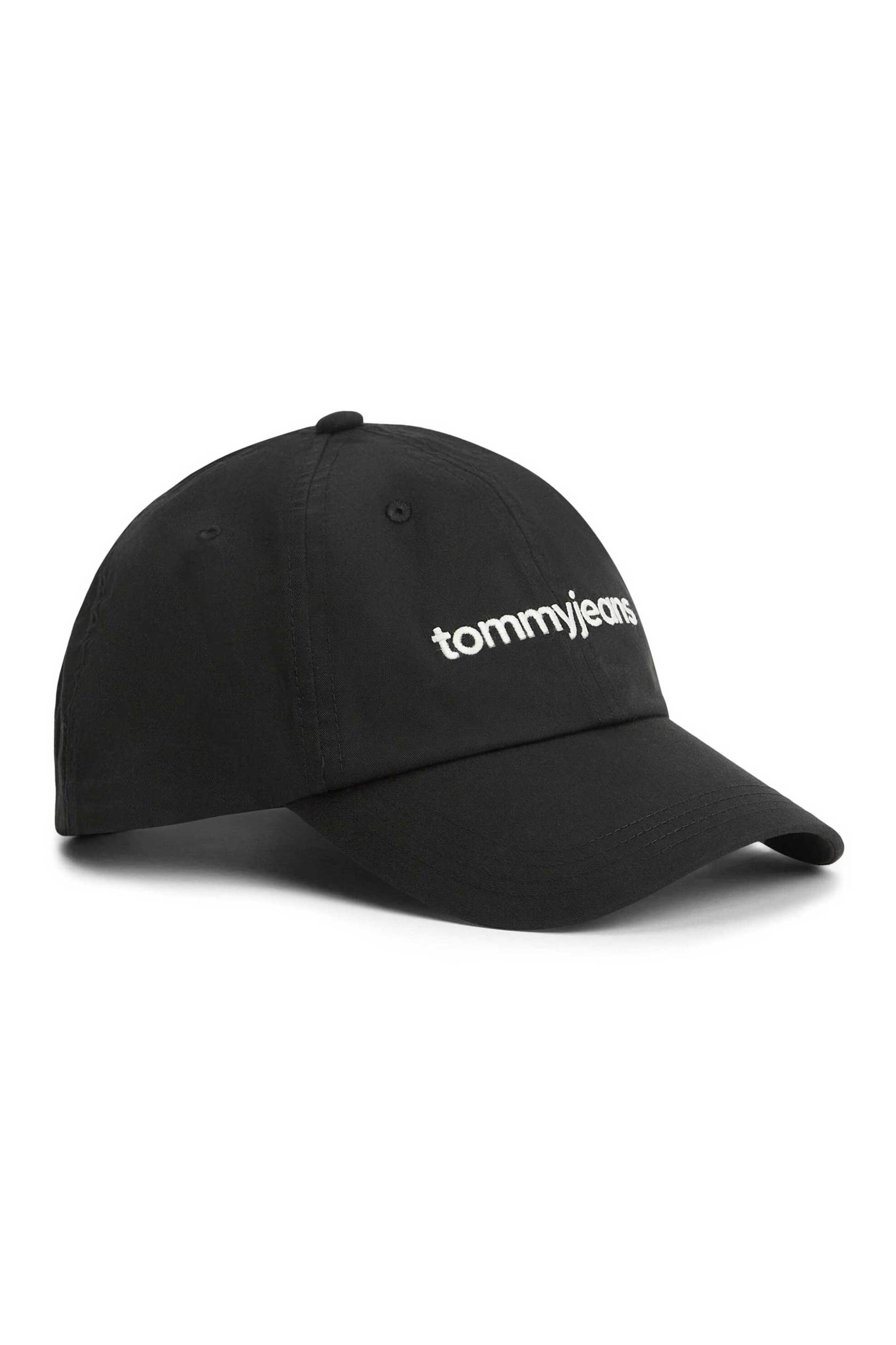 Tommy Jeans ανδρικό καπέλο jockey με λογότυπο - AM0AM14455 Μαύρο