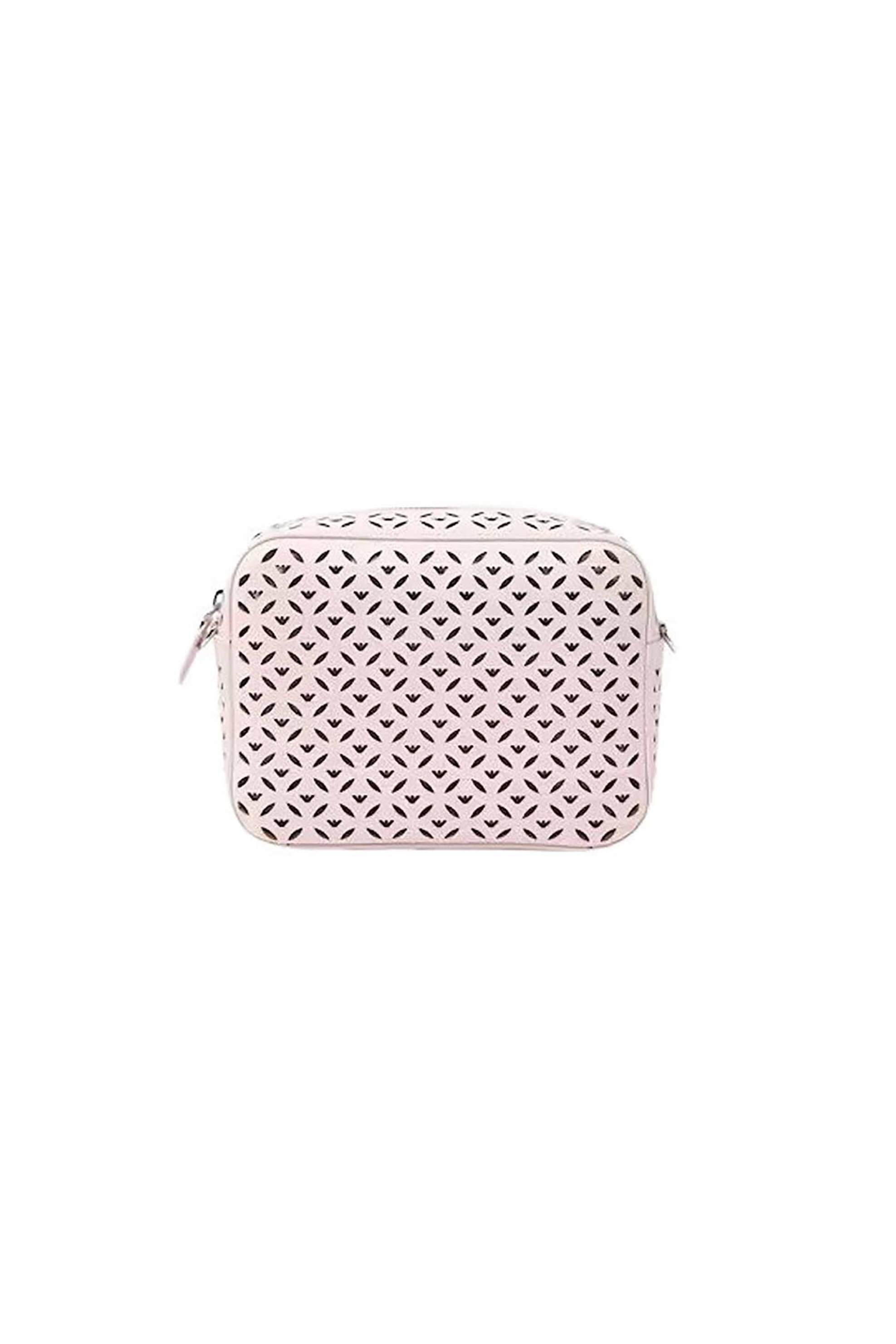 EMPORIO ARMANI Emporio Armani γυναικείο mini bag με διάτρητο σχέδιο - Y3B092YVX3E Ροζ Ανοιχτό