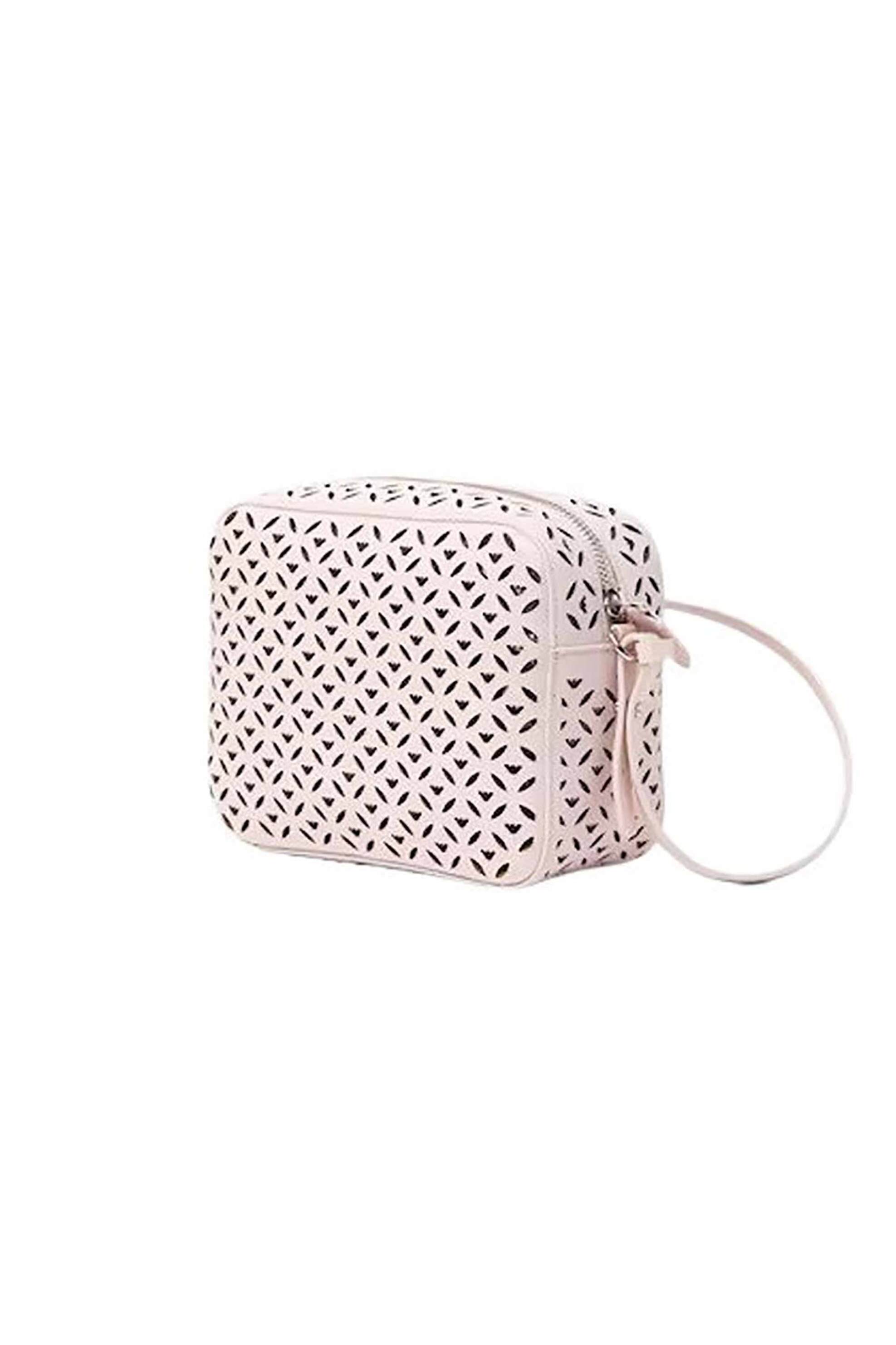 Emporio Armani γυναικείο mini bag με διάτρητο σχέδιο - Y3B092YVX3E Ροζ Ανοιχτό φωτογραφία