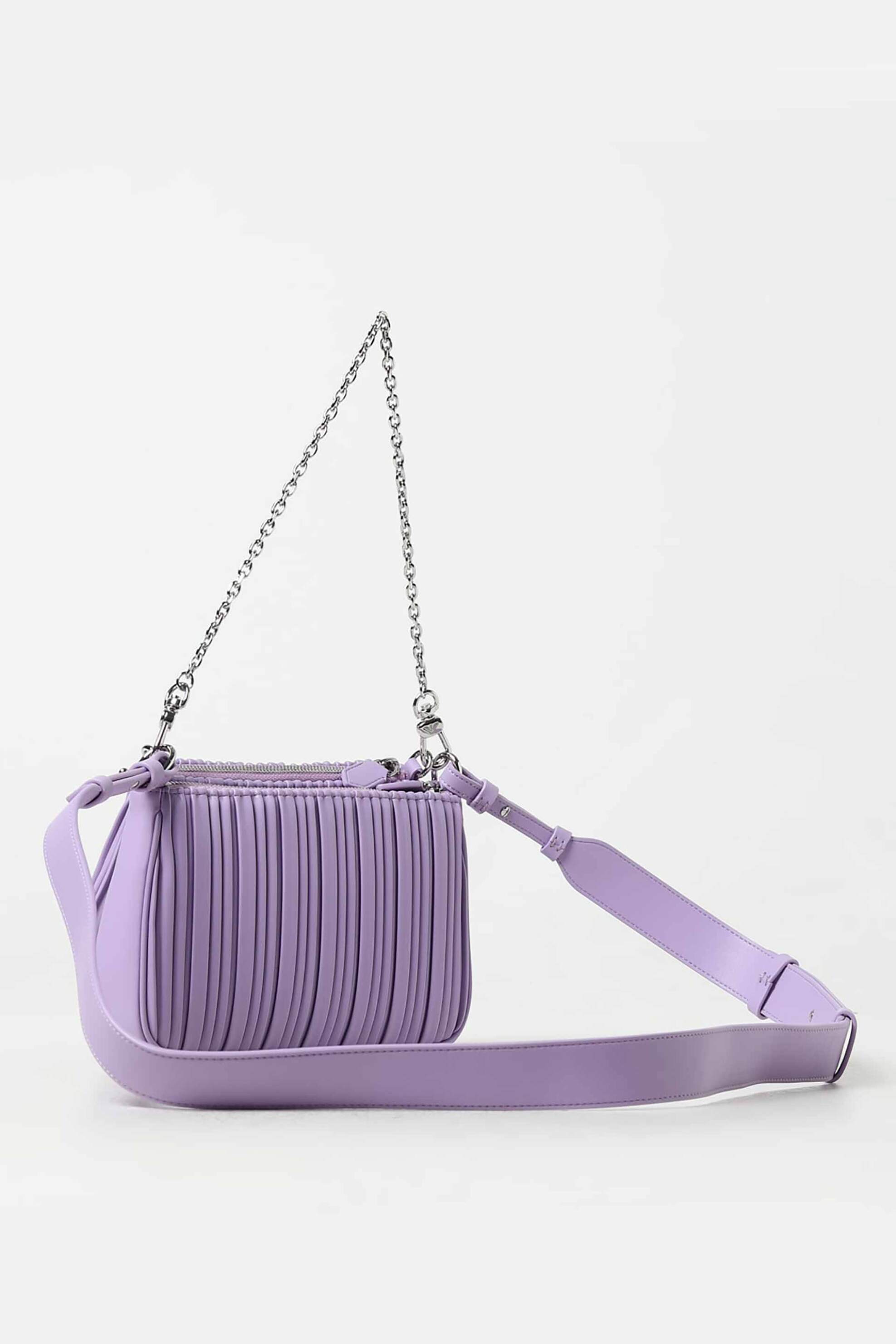 Emporio Armani Γυναικείο Mini Bag με Πλισέ Σχέδιο - Y3H317Ywq4E Λιλά