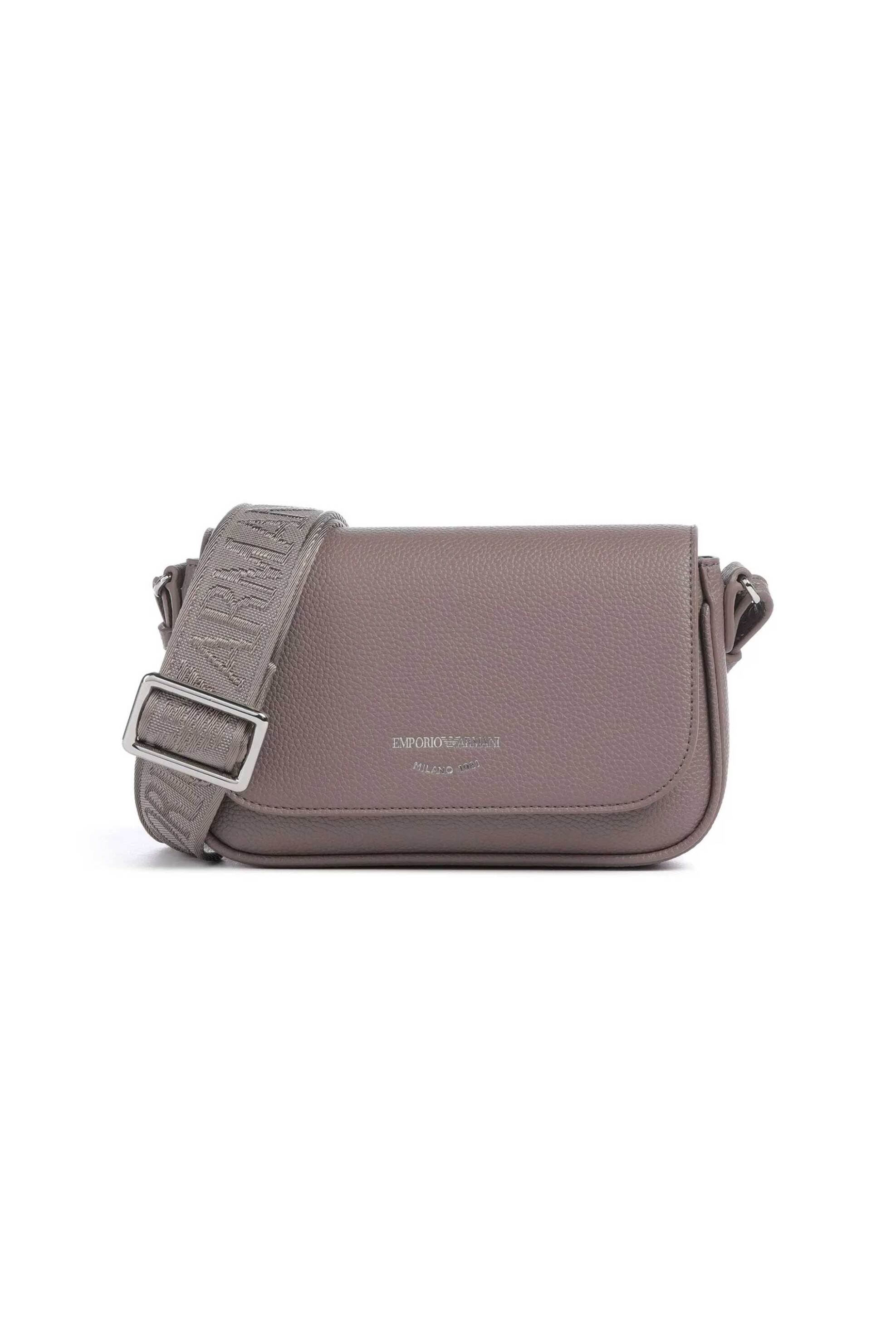 Emporio Armani γυναικεία τσάντα crossbody με λογότυπο "Lilly" - EW000538AF12036 Taupe