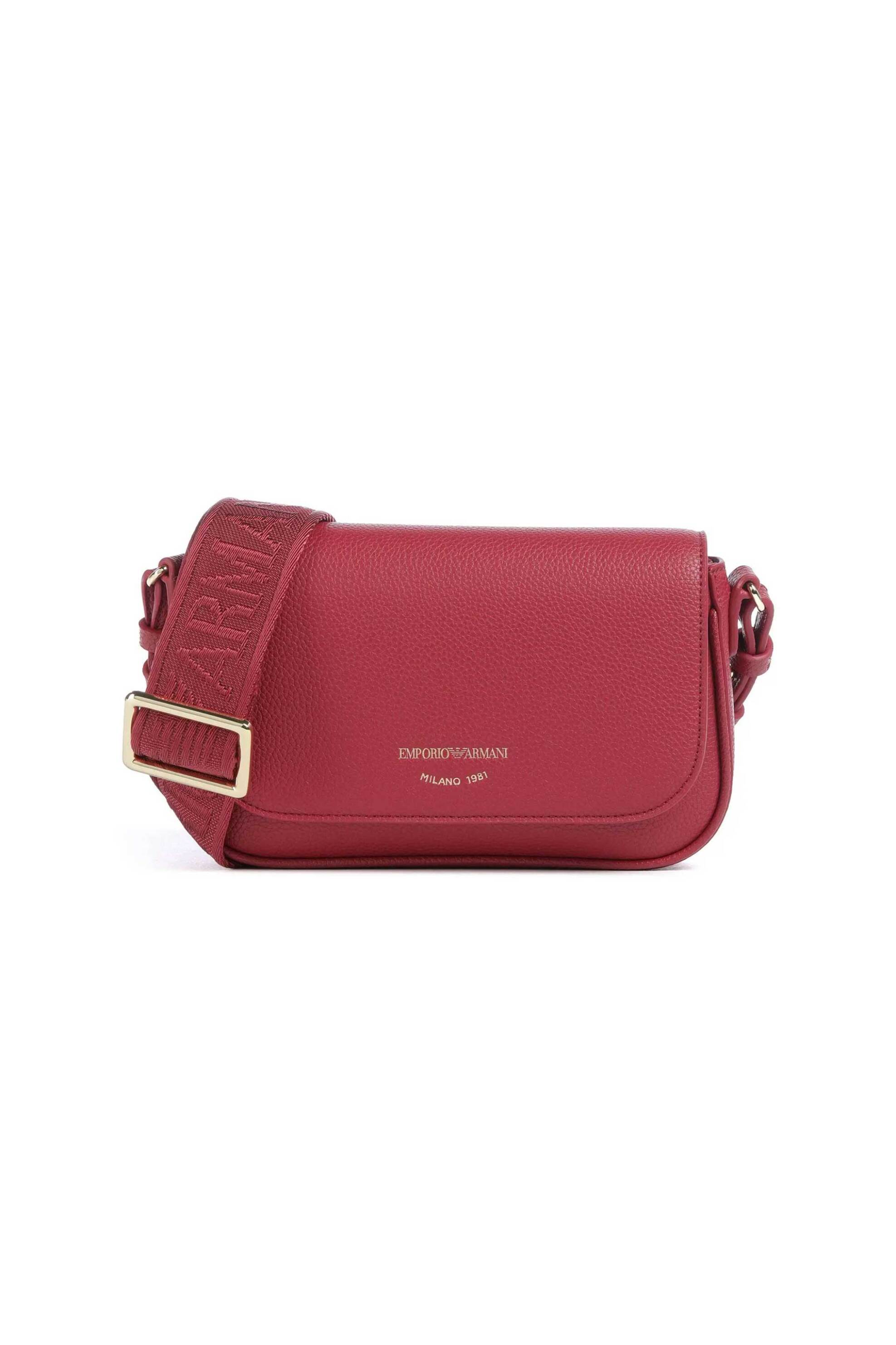 Emporio Armani γυναικεία τσάντα crossbody με λογότυπο "Lilly" - EW000538AF12036 Κόκκινο