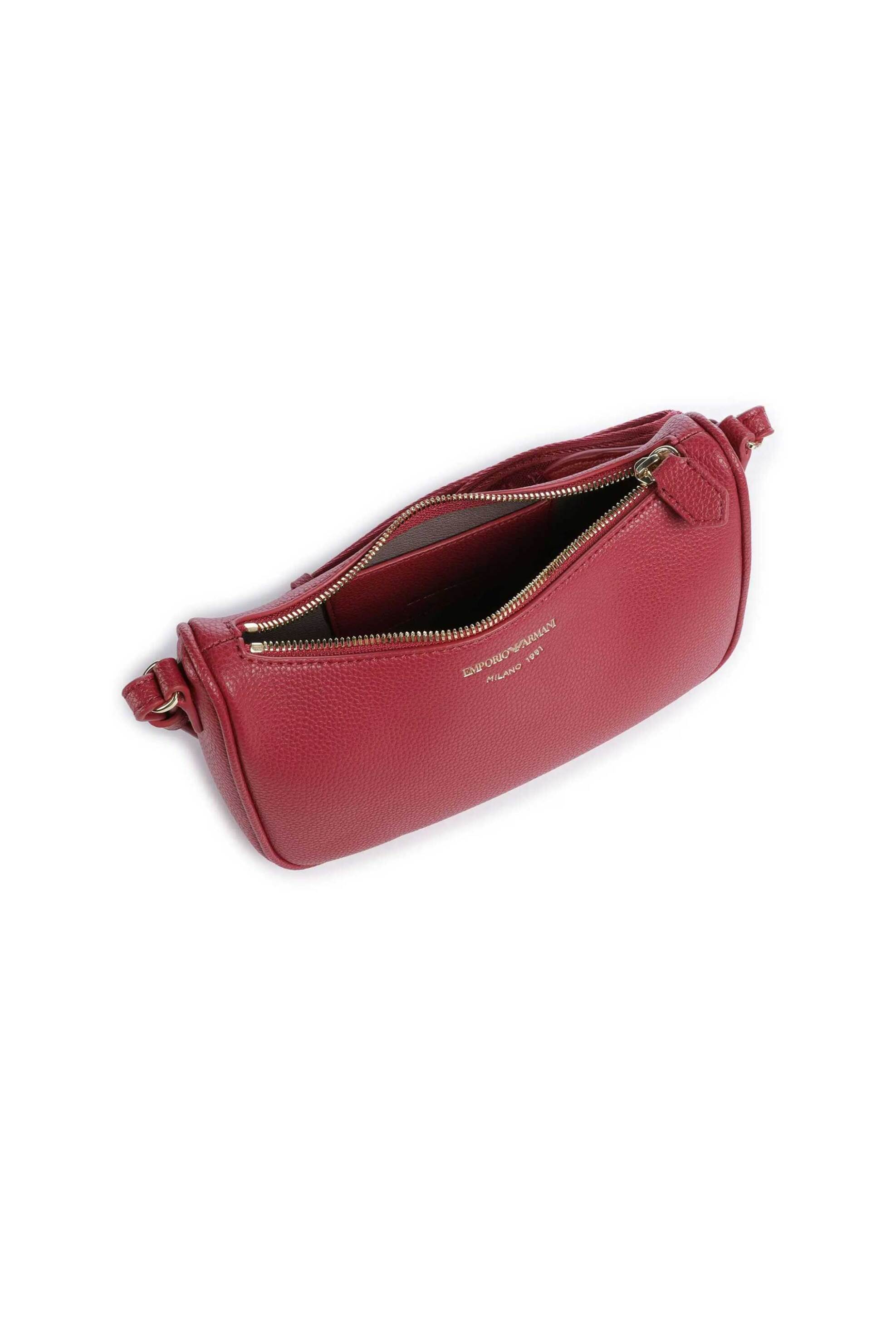 Emporio Armani Γυναικεία Τσάντα Crossbody με Λογότυπο Lilly - Ew000539Af12036 Κόκκινο