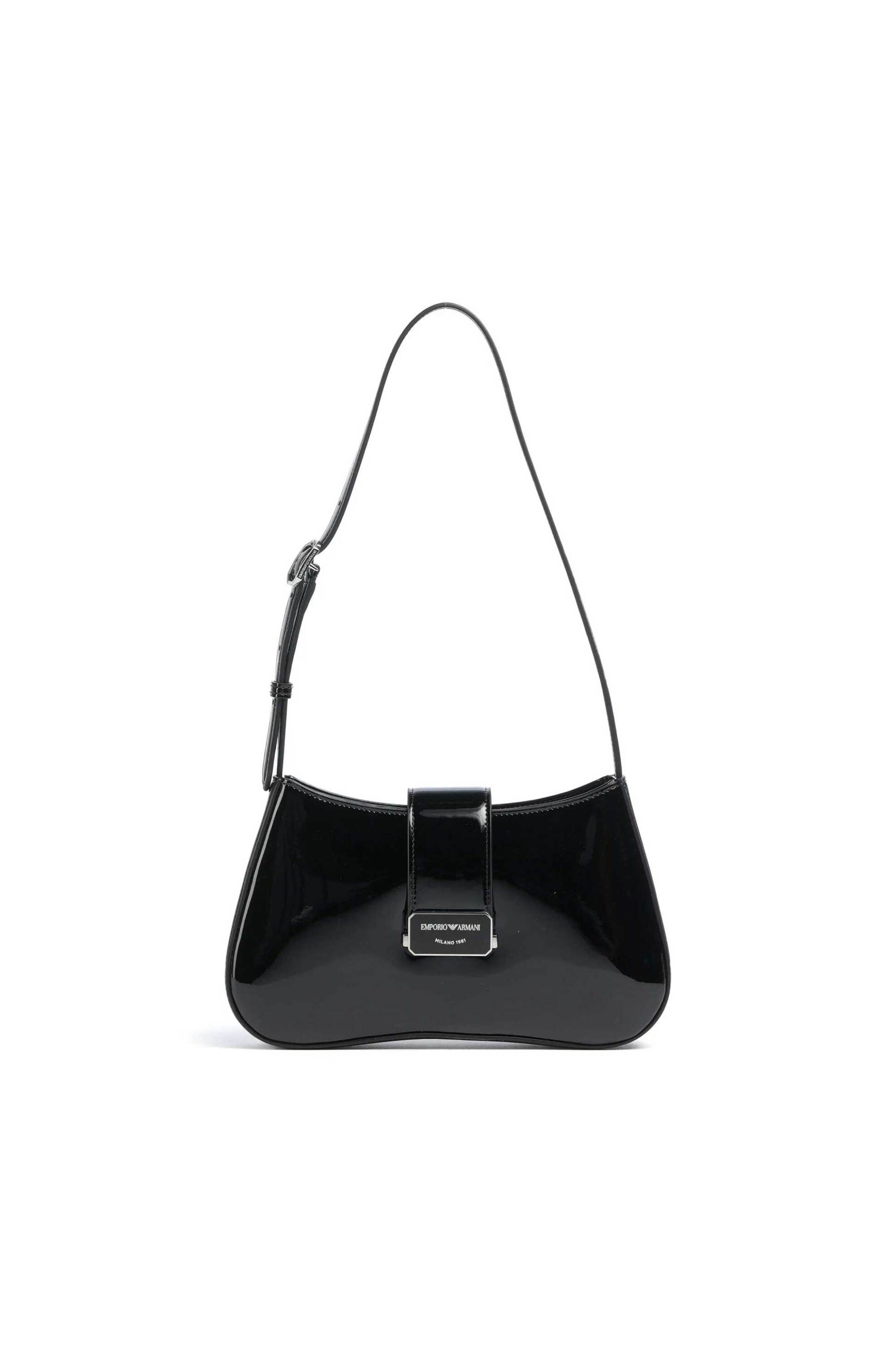 EMPORIO ARMANI Emporio Armani γυναικεία τσάντα ώμου με λογότυπο - EW001778AF17287 Μαύρο