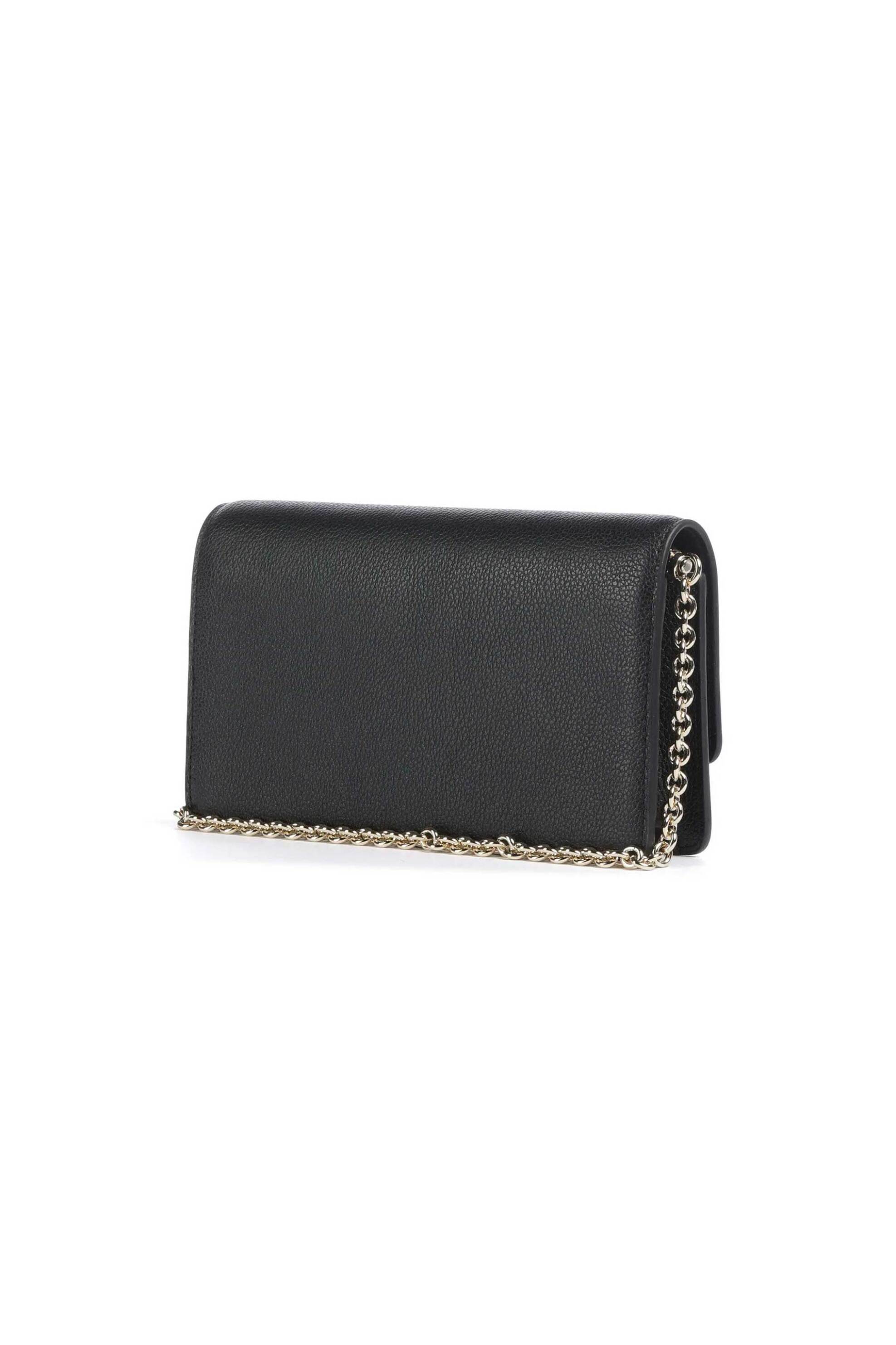 EMPORIO ARMANI Emporio Armani γυναικείο δερμάτινο mini bag crossbody με λογότυπο - EW003036AF19568 Μαύρο - 2