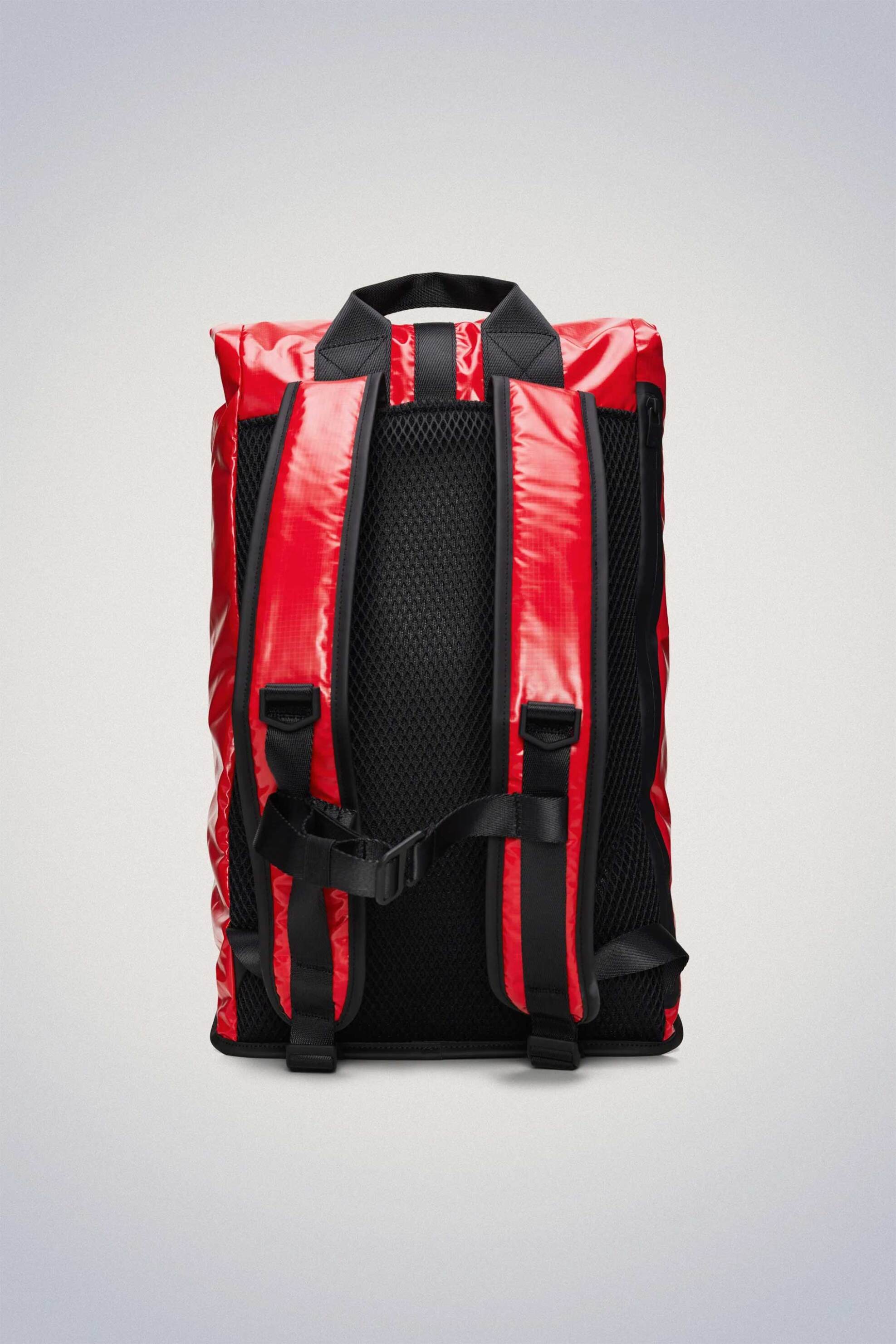Rains unisex αδιάβροχο backpack "Sibu Rolltop Rucksack" - RNSSS2414770 Κόκκινο φωτογραφία