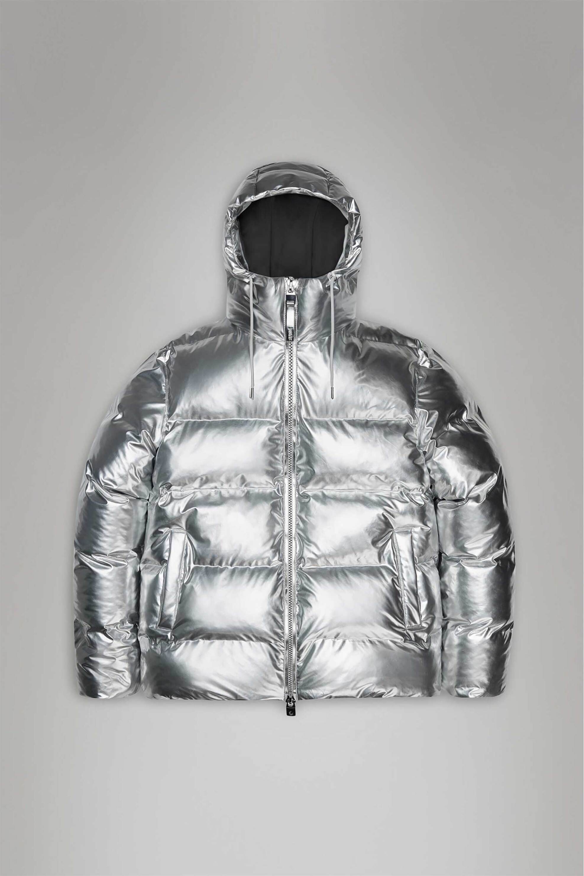 RAINS Rains unisex κοντό καπιτονέ μπουφάν "Alta Puffer" - RNSAW2415120 Ασημί