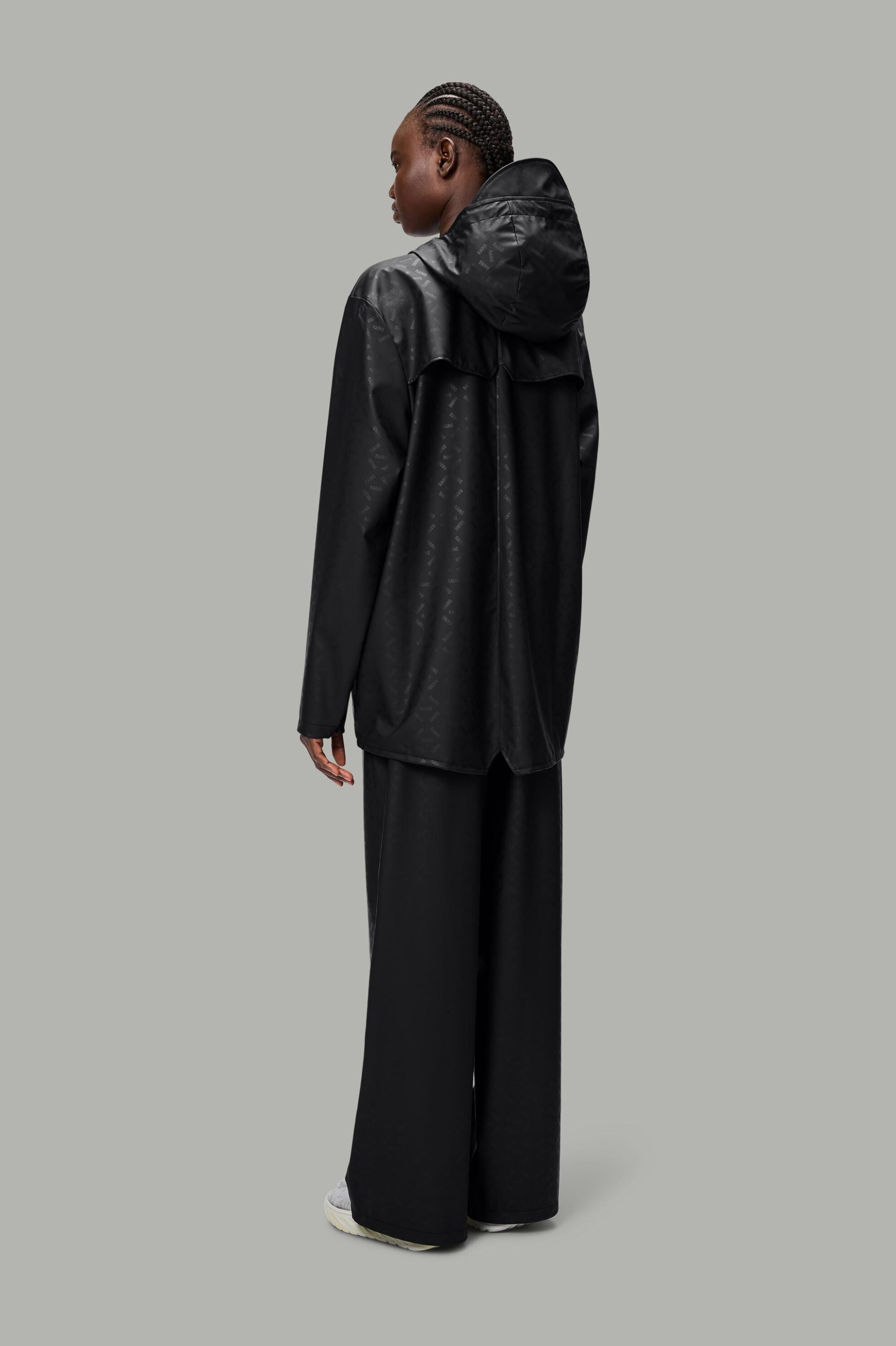 Rains unisex αδιάβροχο jacket "W3" - RNSS2512010 Μαύρο φωτογραφία
