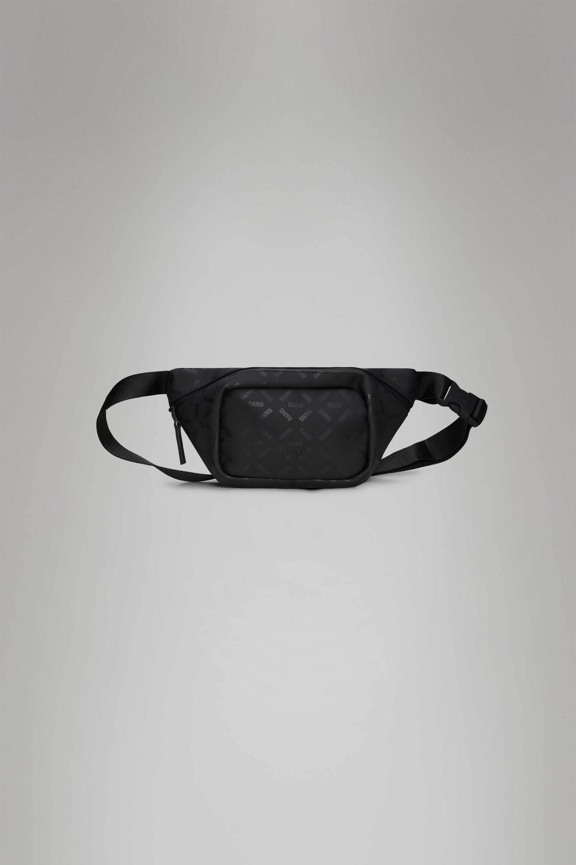 RAINS Rains unisex τσαντάκι μέσης μονόχρωμο "Bum Bag Mini" - RNSS2514730 Μαύρο