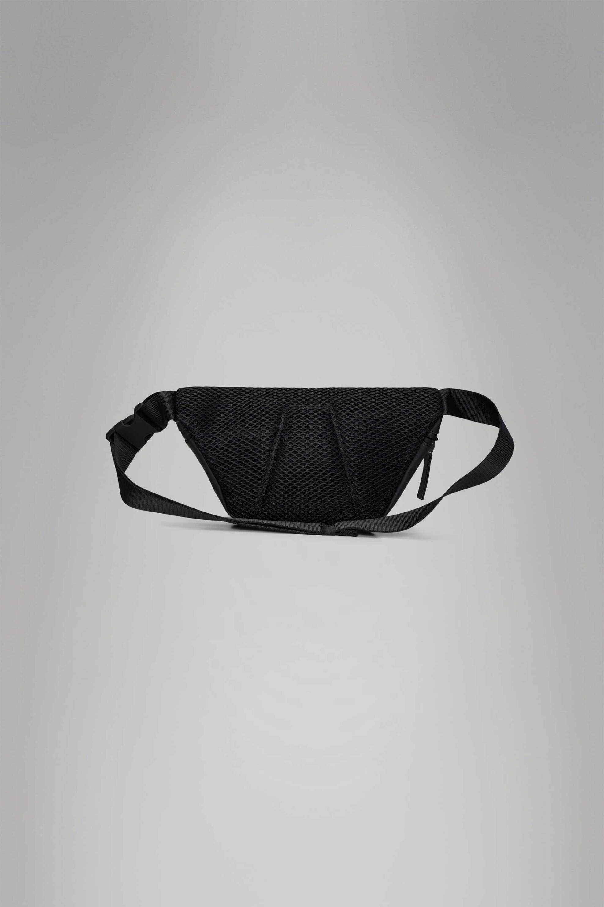 Rains unisex τσαντάκι μέσης μονόχρωμο "Bum Bag Mini" - RNSS2514730 Μαύρο φωτογραφία