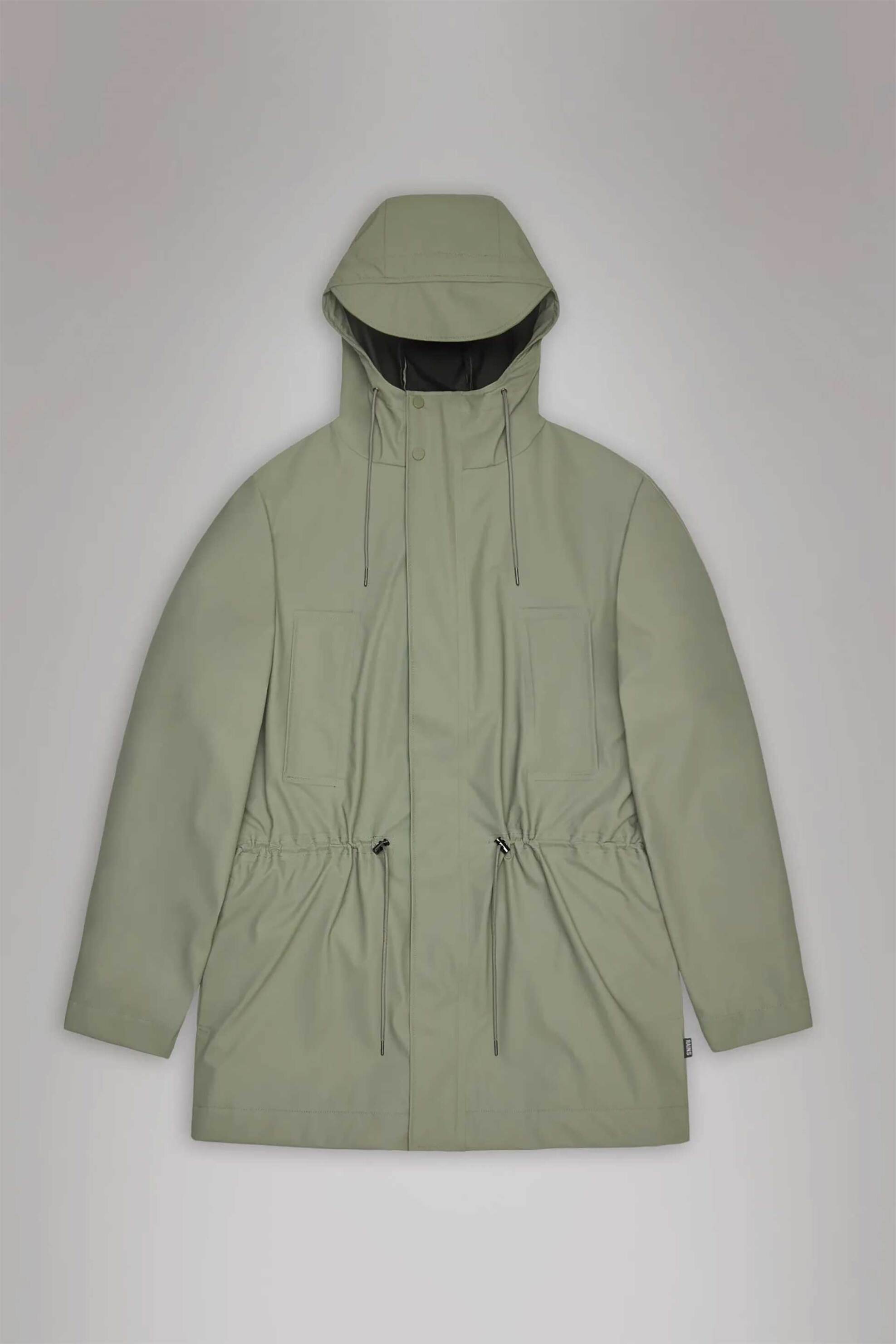 Rains unisex αδιάβροχο jacket με κουκούλα - R141/12110 Λαδί