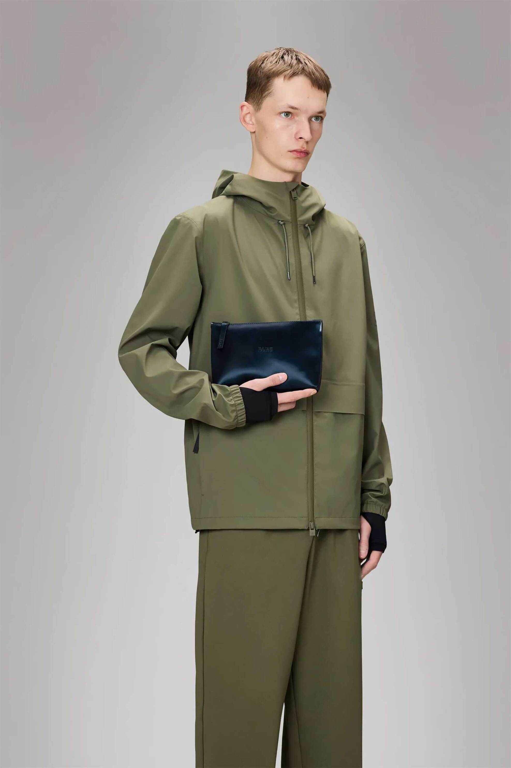 Rains unisex αδιάβροχο νεσεσέρ μονόχρωμο - R141/15600 Μπλε Σκούρο φωτογραφία