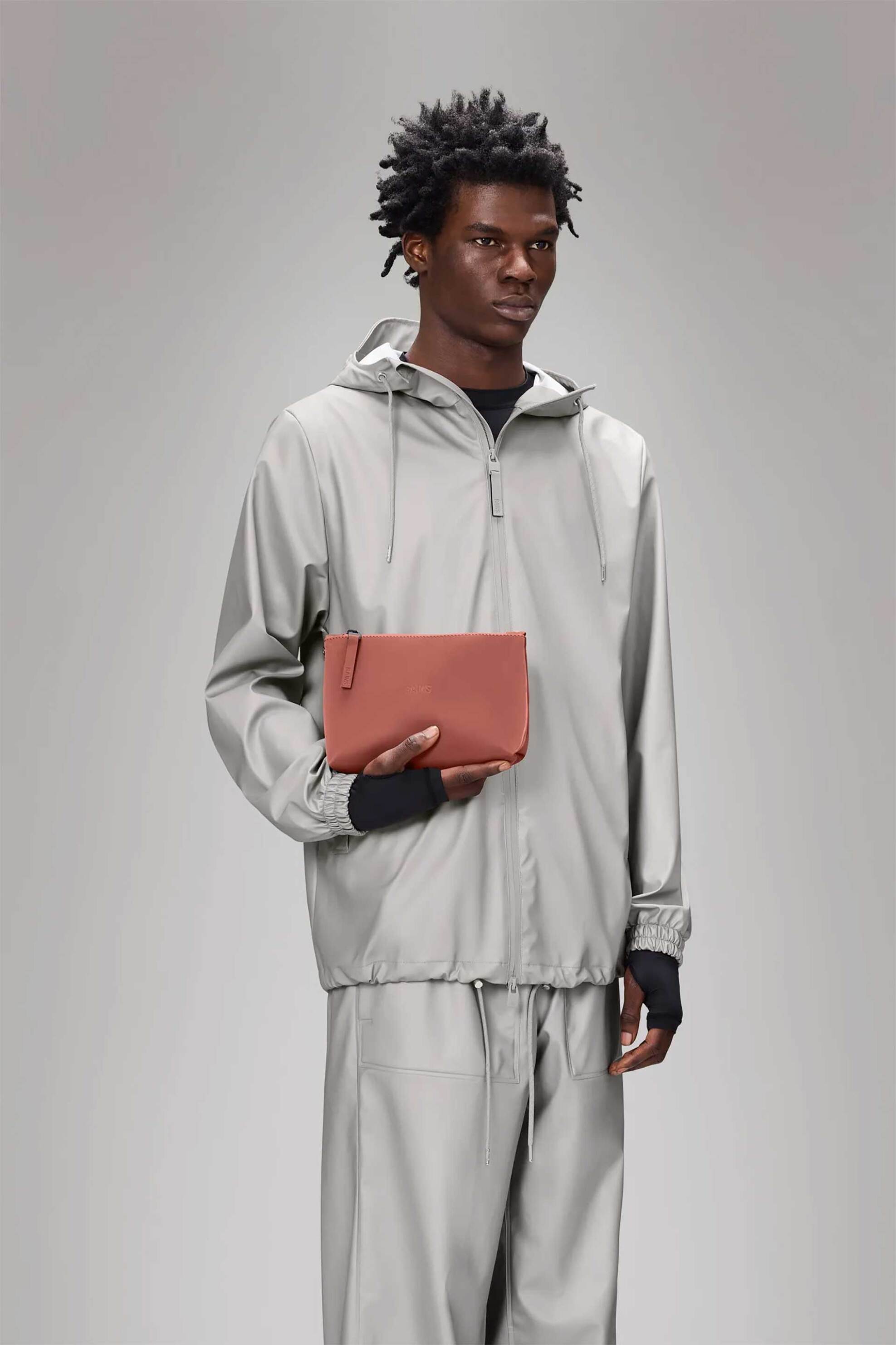 Rains unisex αδιάβροχο νεσεσέρ μονόχρωμο - R141/15600 Κεραμιδί φωτογραφία