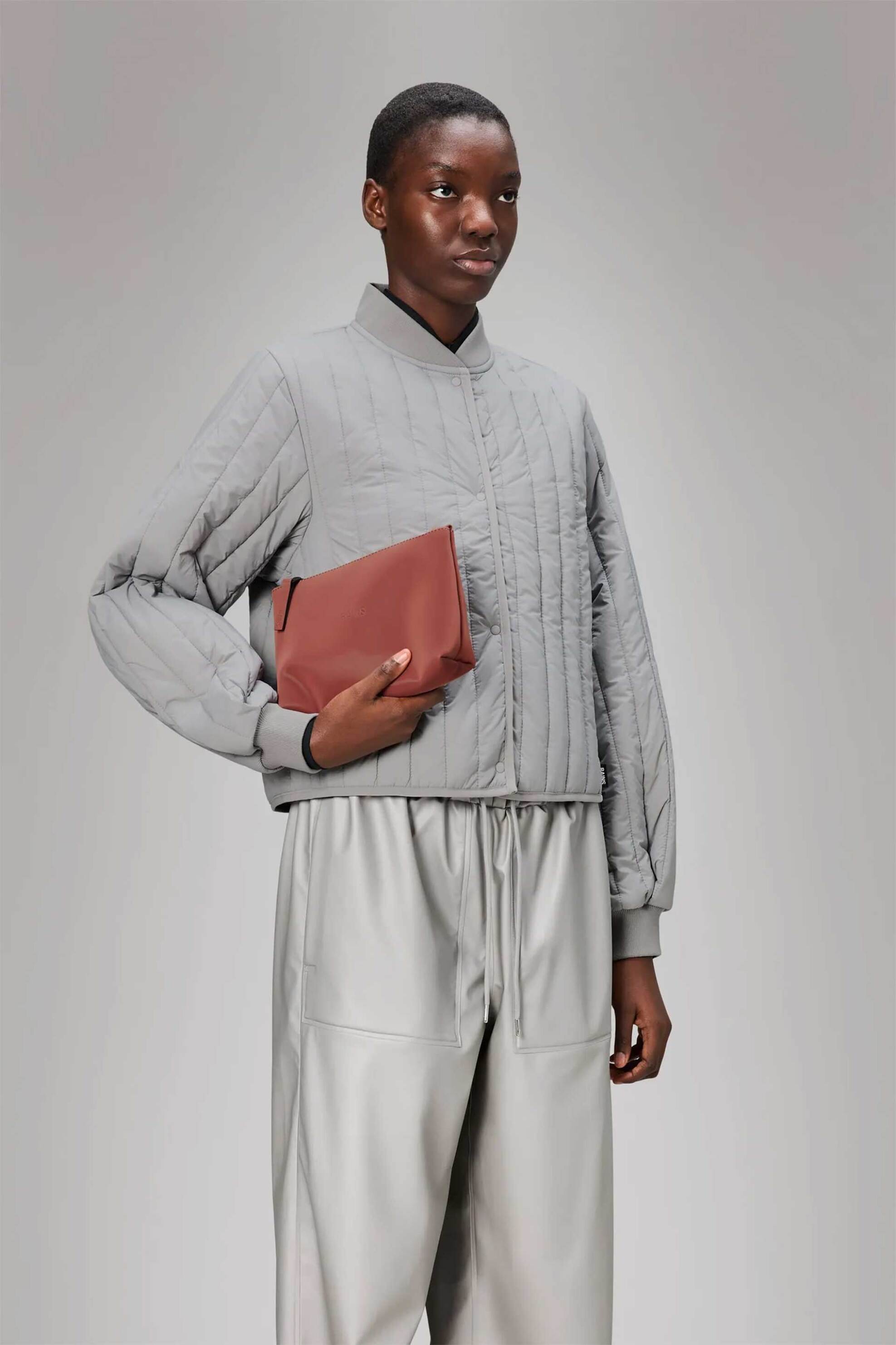 Rains unisex αδιάβροχο νεσεσέρ μονόχρωμο - R141/15600 Κεραμιδί φωτογραφία