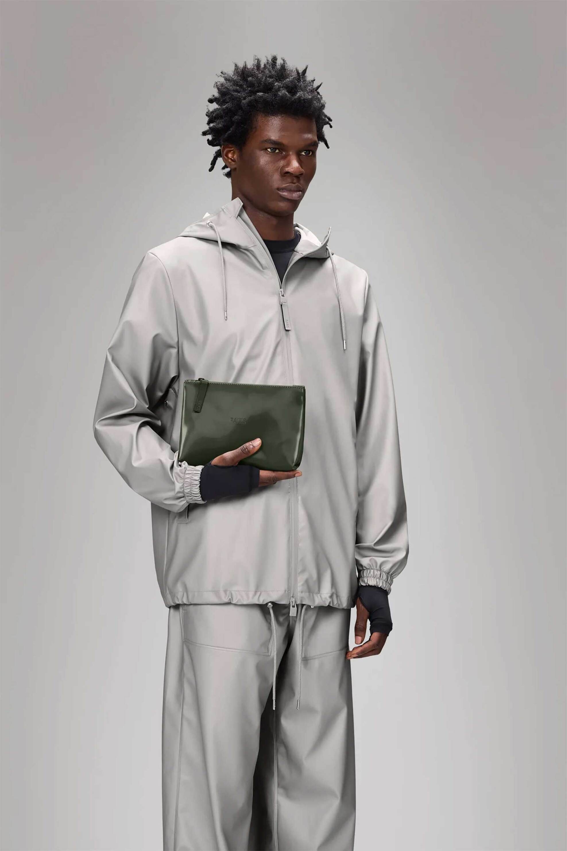 Rains unisex αδιάβροχο νεσεσέρ μονόχρωμο - R141/15600 Κυπαρισσί φωτογραφία