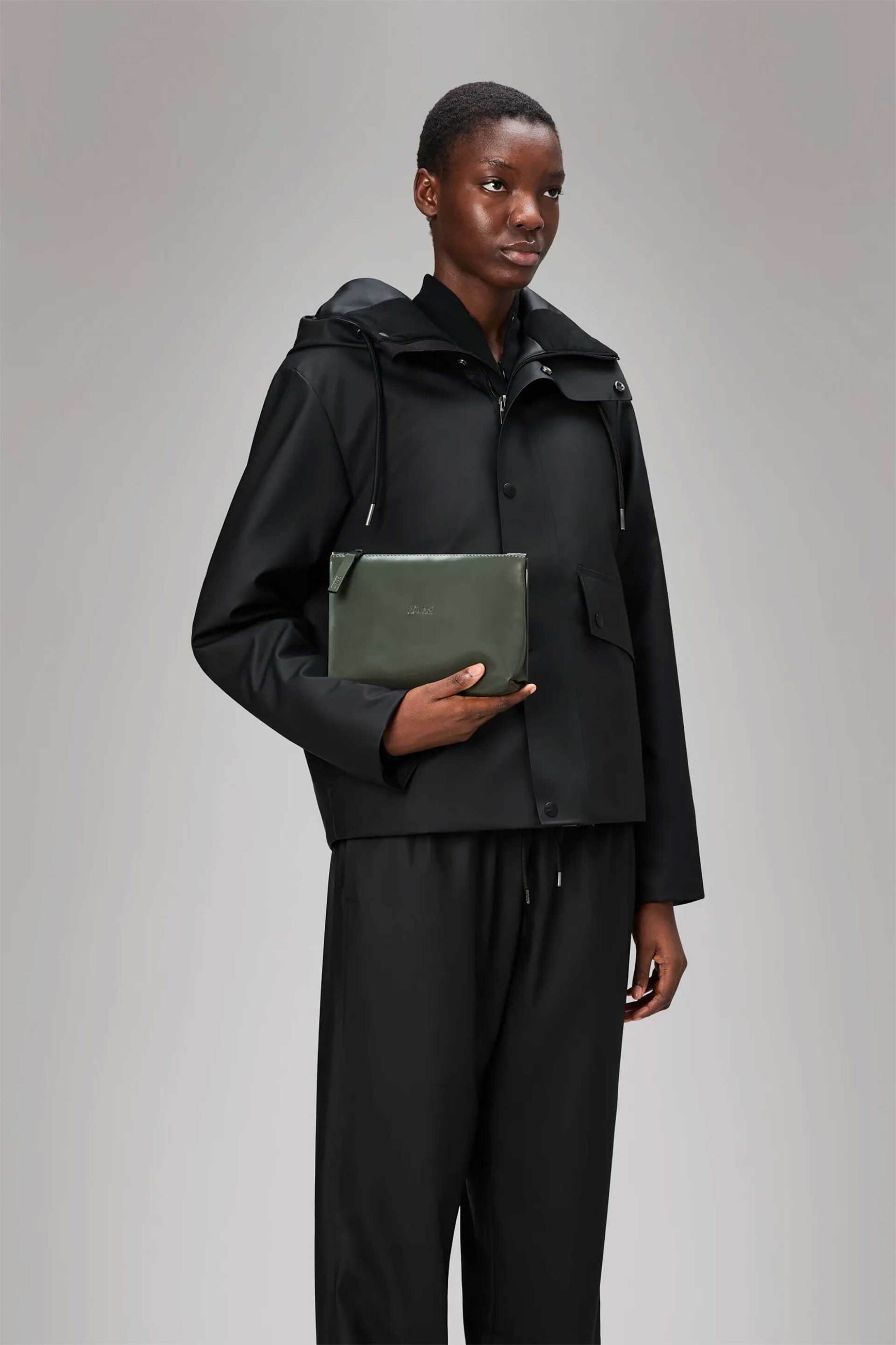 Rains unisex αδιάβροχο νεσεσέρ μονόχρωμο - R141/15600 Κυπαρισσί φωτογραφία