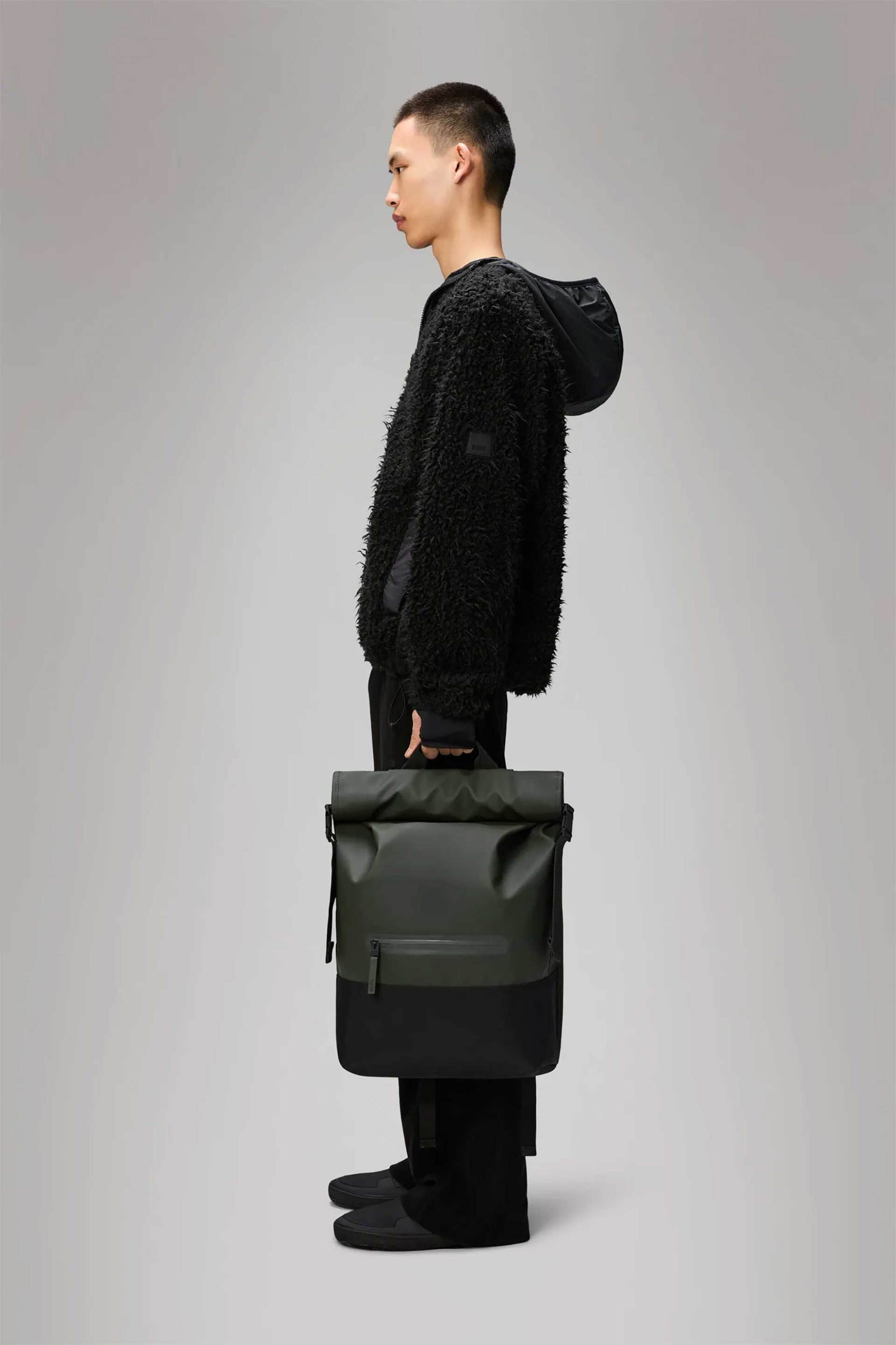 Rains unisex αδιάβροχο backpack - R141/14320 Κυπαρισσί φωτογραφία