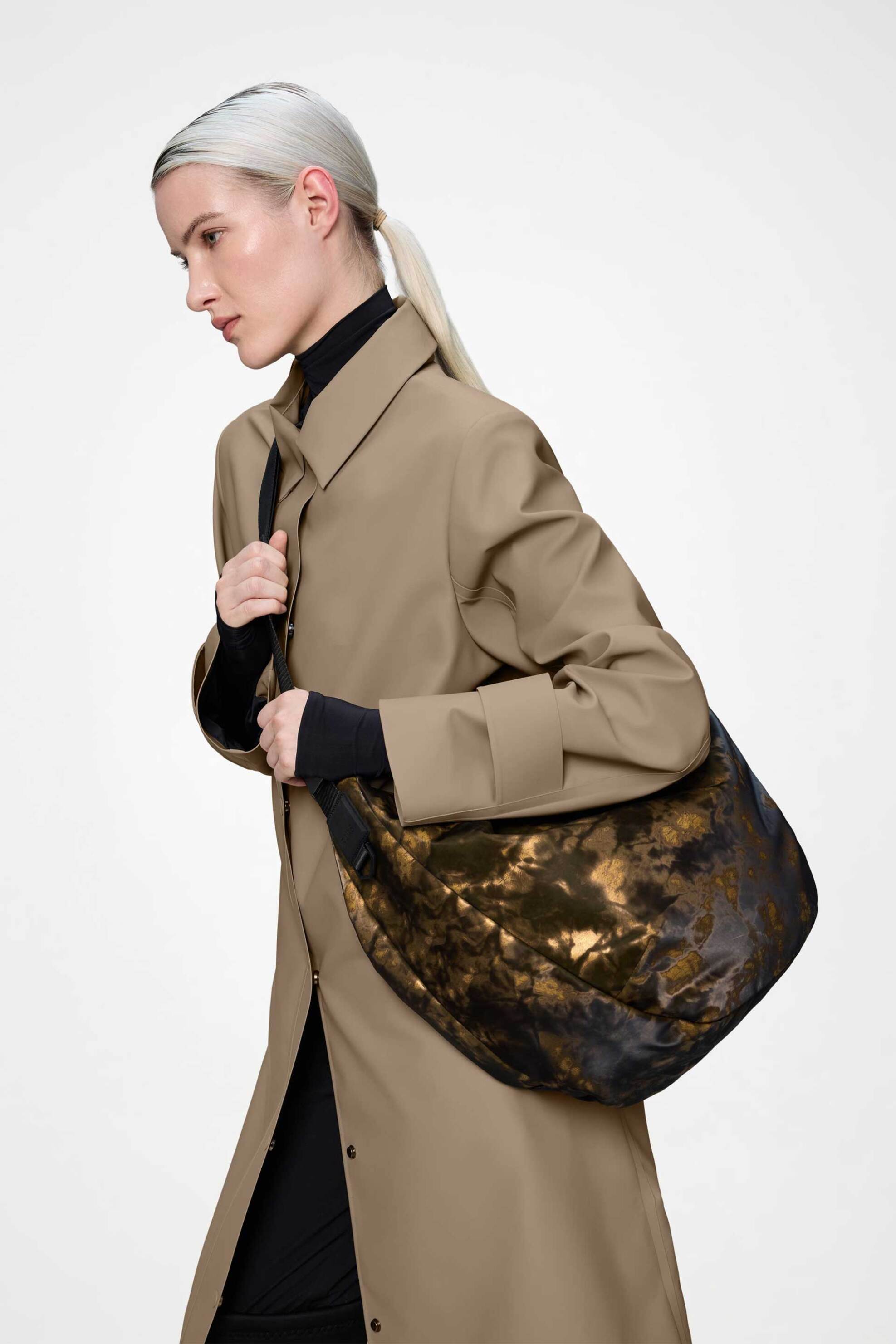 Rains Unisex Τσάντα Ώμου Valera Large - R142 13120 Μουσταρδί
