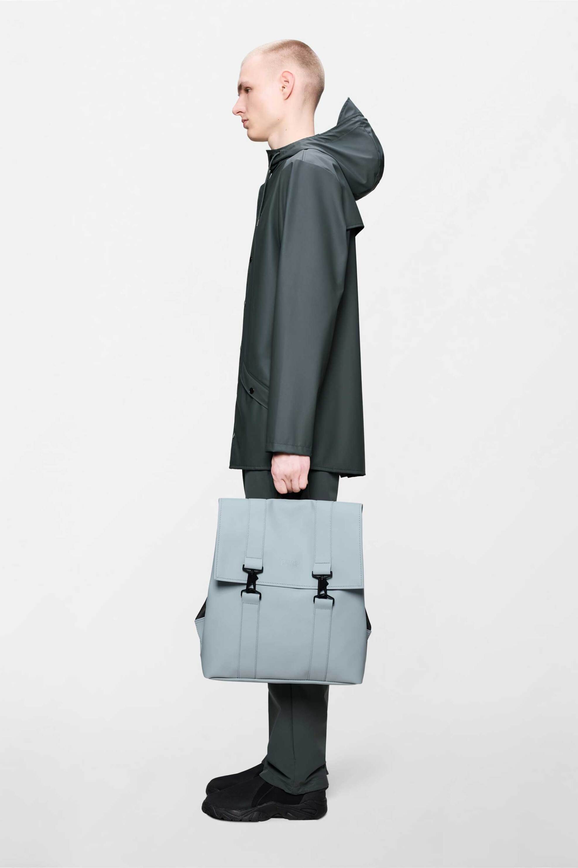 Rains Unisex Αδιάβροχο Backpack Msn - R142 13300 Γκρι Γαλάζιο