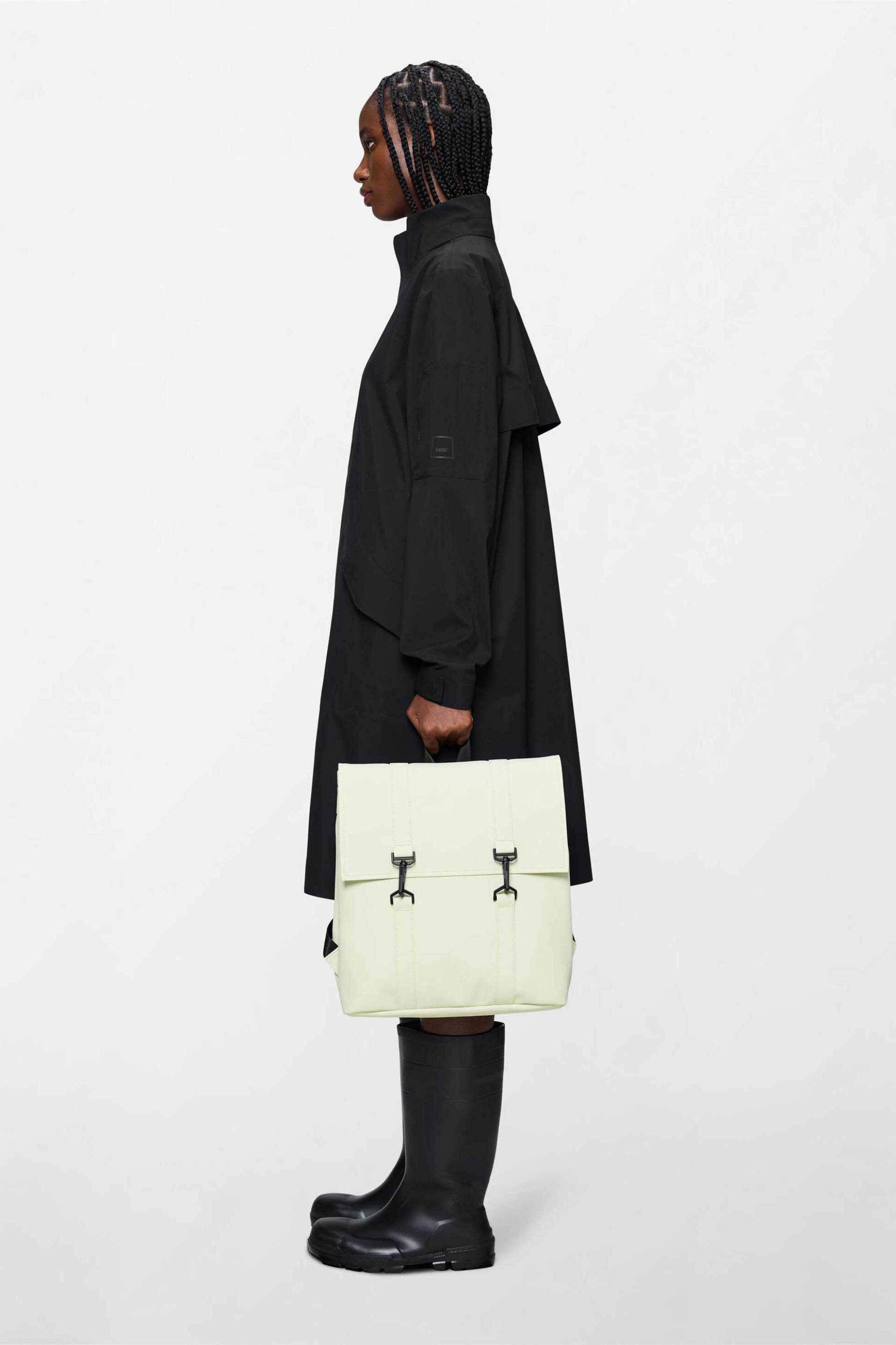 Rains Unisex Αδιάβροχο Backpack Msn Mini - R142 13310 Κίτρινο Ώχρα