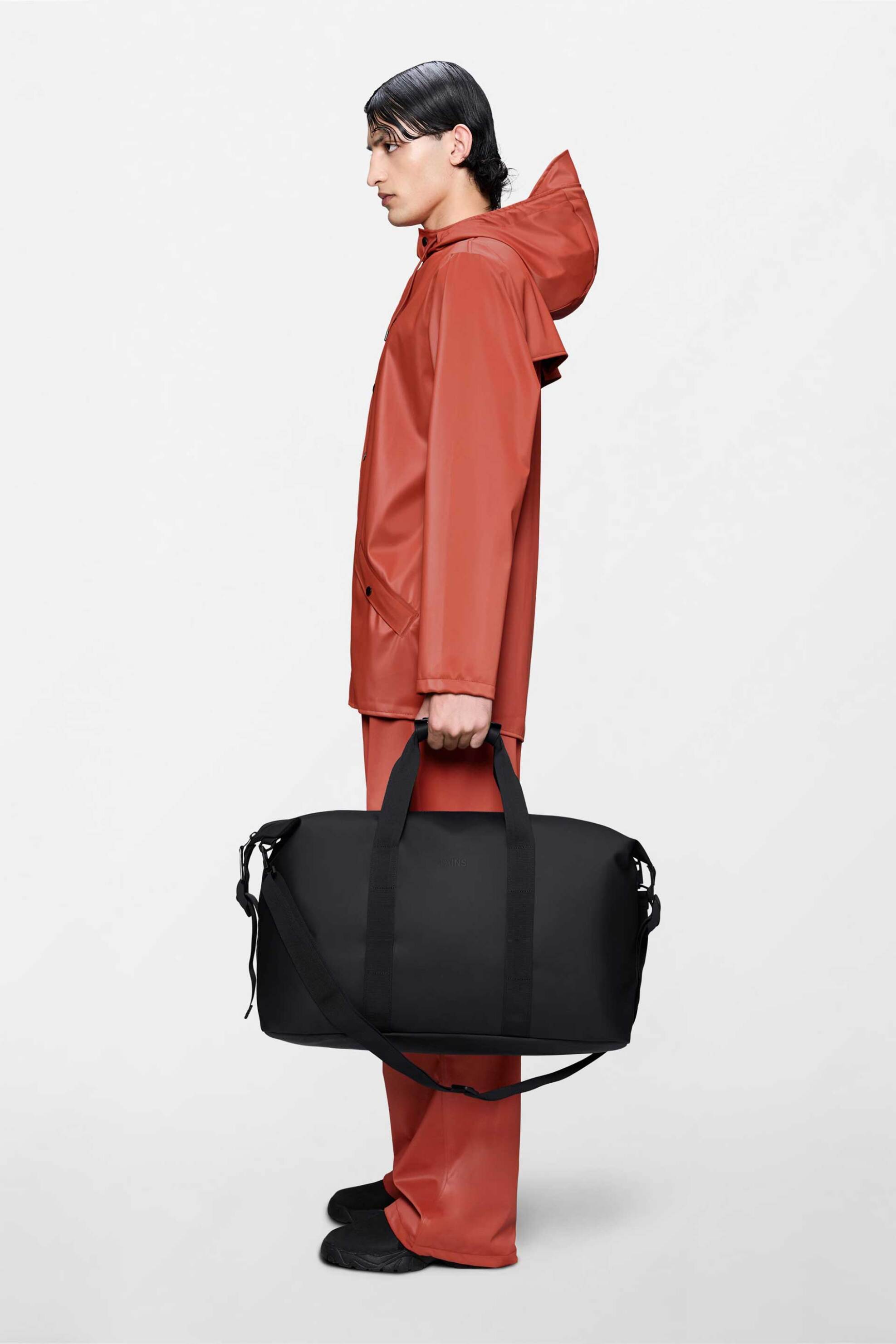 Rains unisex αδιάβροχο σακ βουαγιάζ "Hilo Weekend" - R142/14200 Μαύρο φωτογραφία