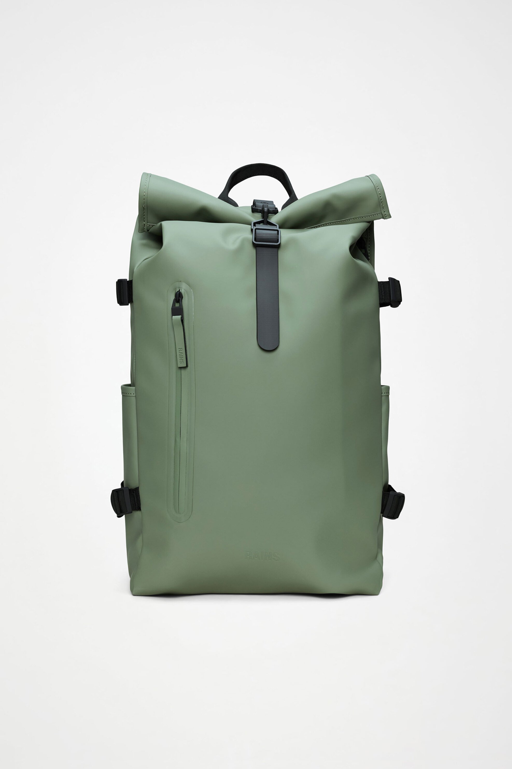 Rains unisex αδιάβροχο backpack "Rolltop Rucksack Large" - R142/14590 Πράσινο