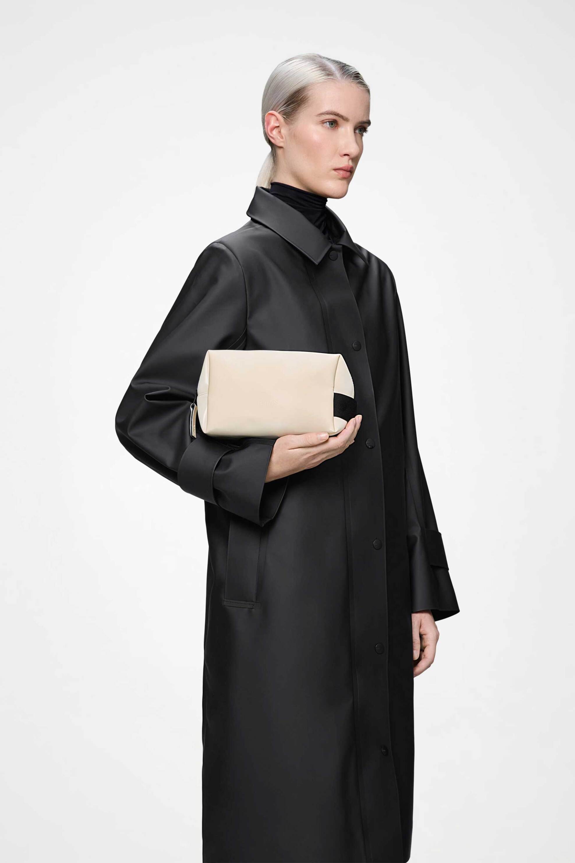 Rains unisex αδιάβροχο νεσεσέρ μονόχρωμο "Wash Small" - R142/15580 Εκρού φωτογραφία