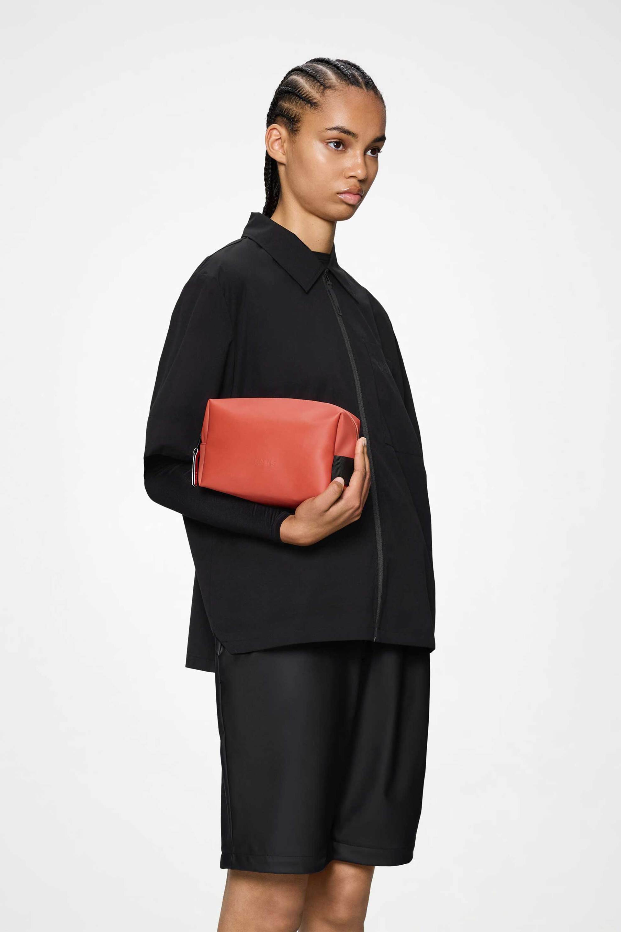 Rains unisex αδιάβροχο νεσεσέρ μονόχρωμο "Wash Small" - R142/15580 Κεραμιδί φωτογραφία