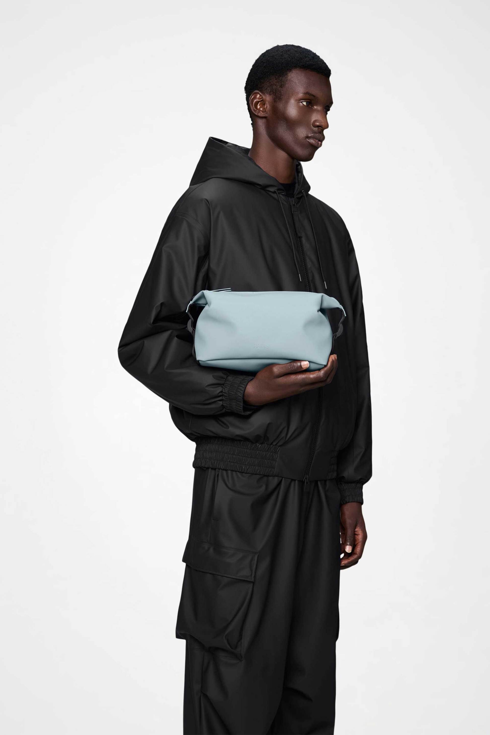 Rains unisex αδιάβροχο νεσεσέρ μονόχρωμο "Hilo" - R142/15630 Γαλάζιο φωτογραφία