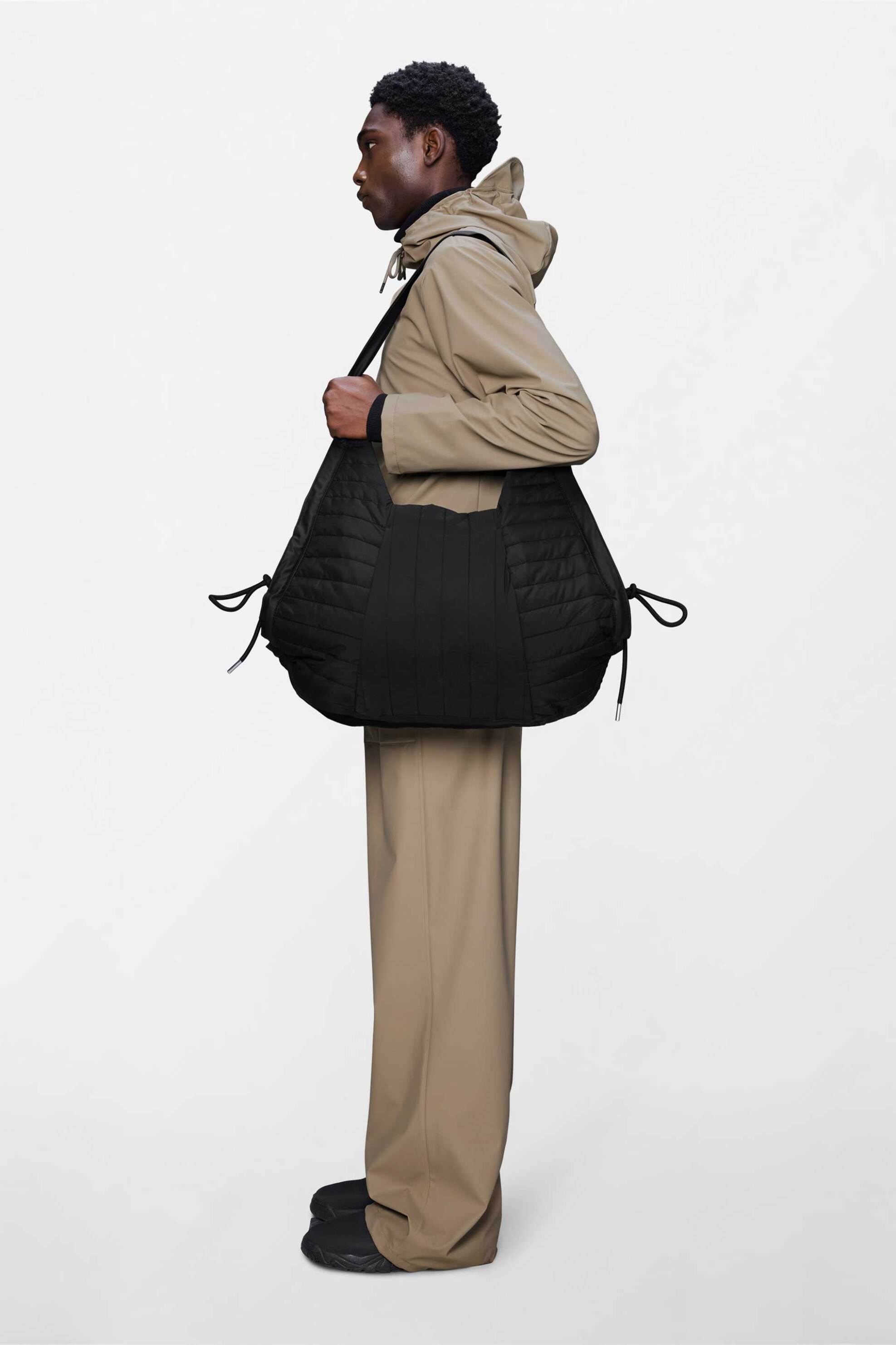 Rains Unisex Τσάντα Ώμου Καπιτονέ Koya Vision - R142 21000 Μαύρο