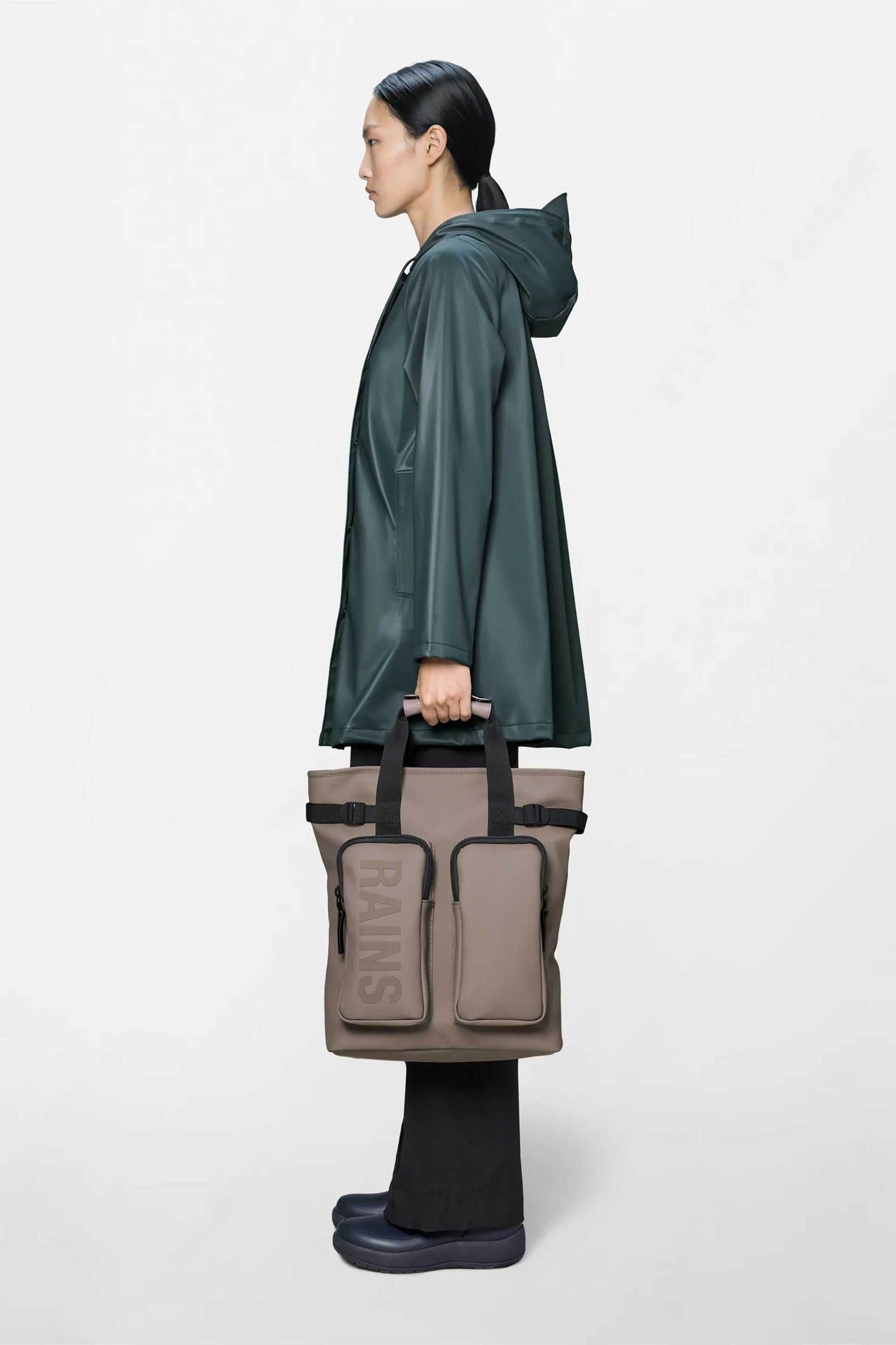 Rains Unisex Αδιάβροχο Backpack Texel Tote - R143 14240 Taupe