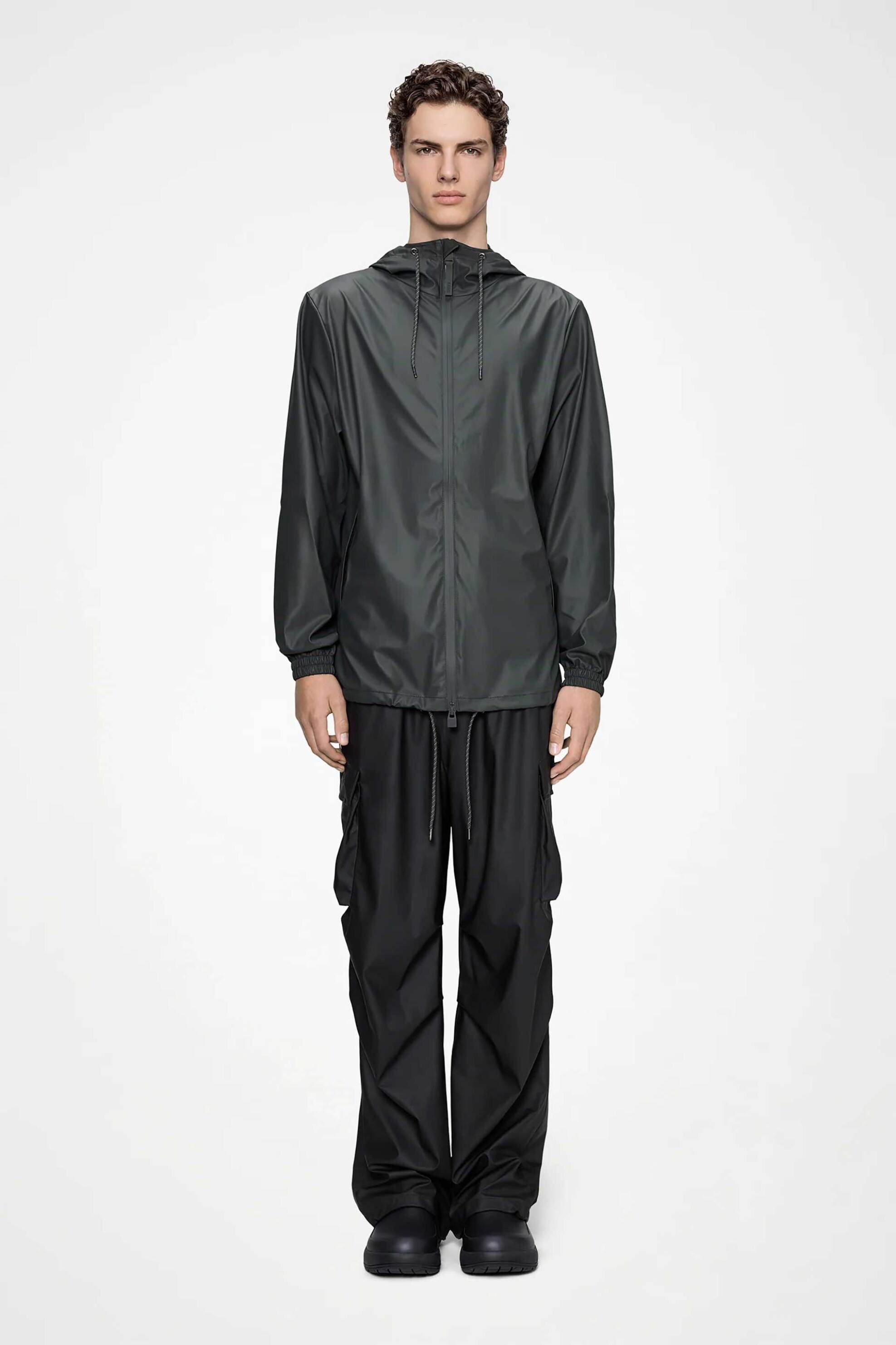 Rains Unisex Αδιάβροχο Μακρύ Jacket Storm Breaker - R143 18370 Ανθρακί