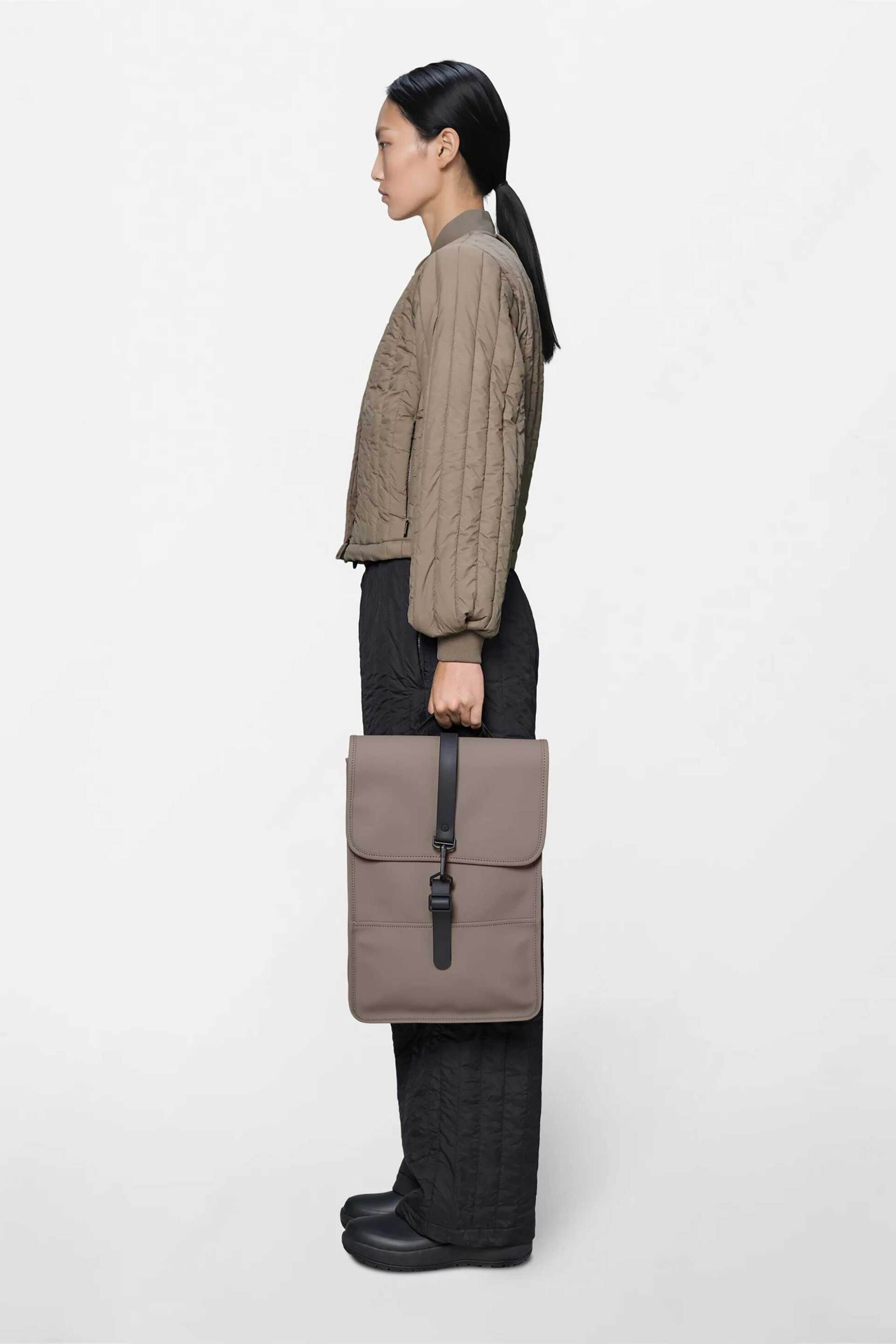 Rains Unisex Αδιάβροχο Backpack Mini - R143 A13020 Taupe