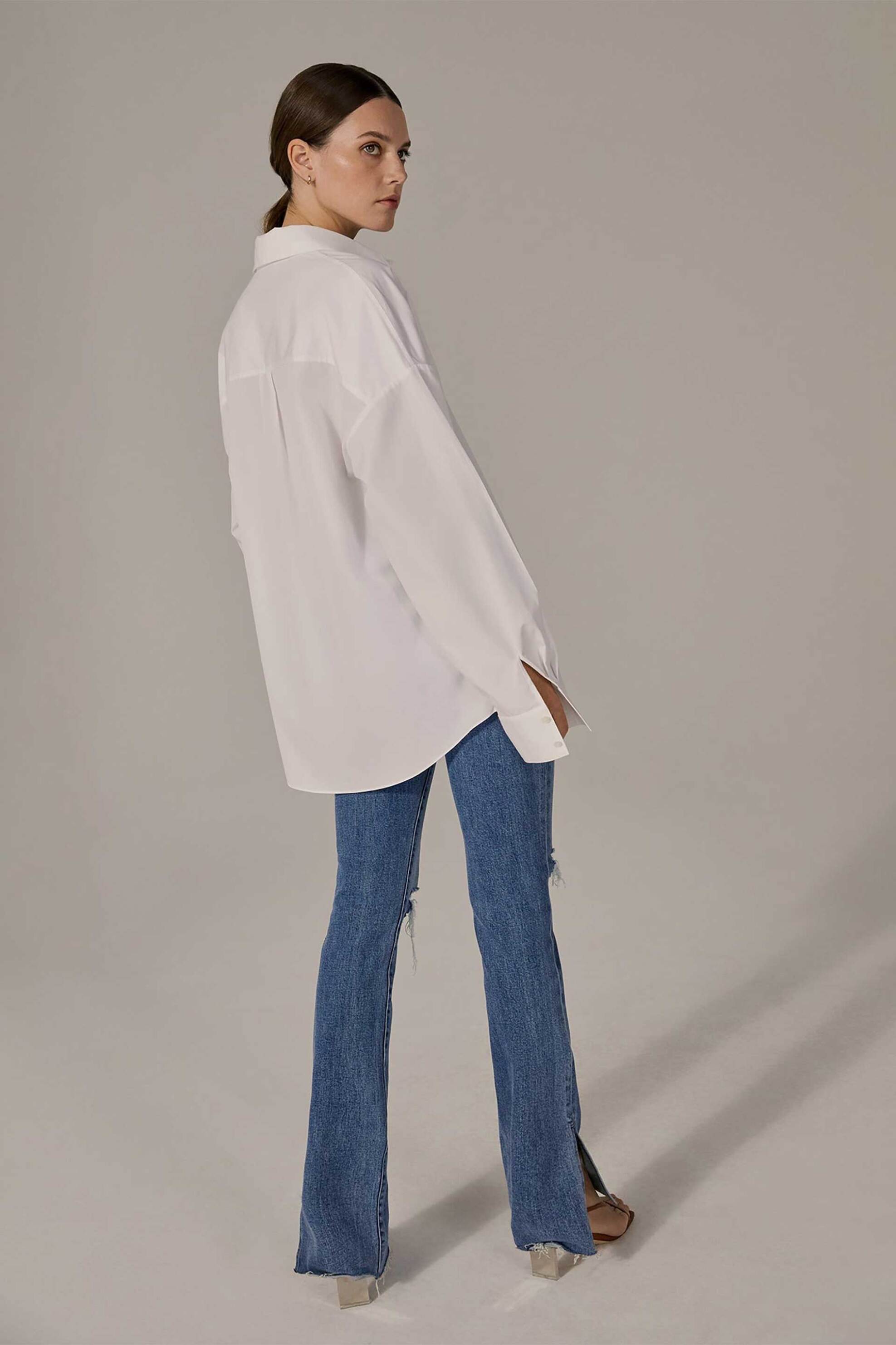 Favorite Daughter γυναικείο πουκάμισο "The Ex-Boyfriend" - 45FJEPXP1013-WHT Λευκό φωτογραφία