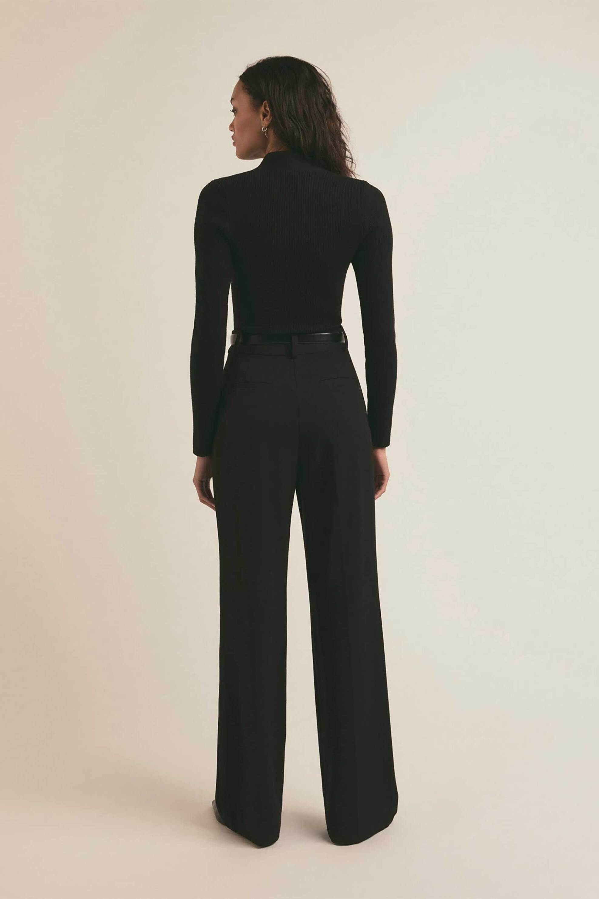 Favorite Daughter γυναικεία πλεκτή μπλούζα "The Made You Look" - 45FEC0TR3036-BLK Μαύρο φωτογραφία