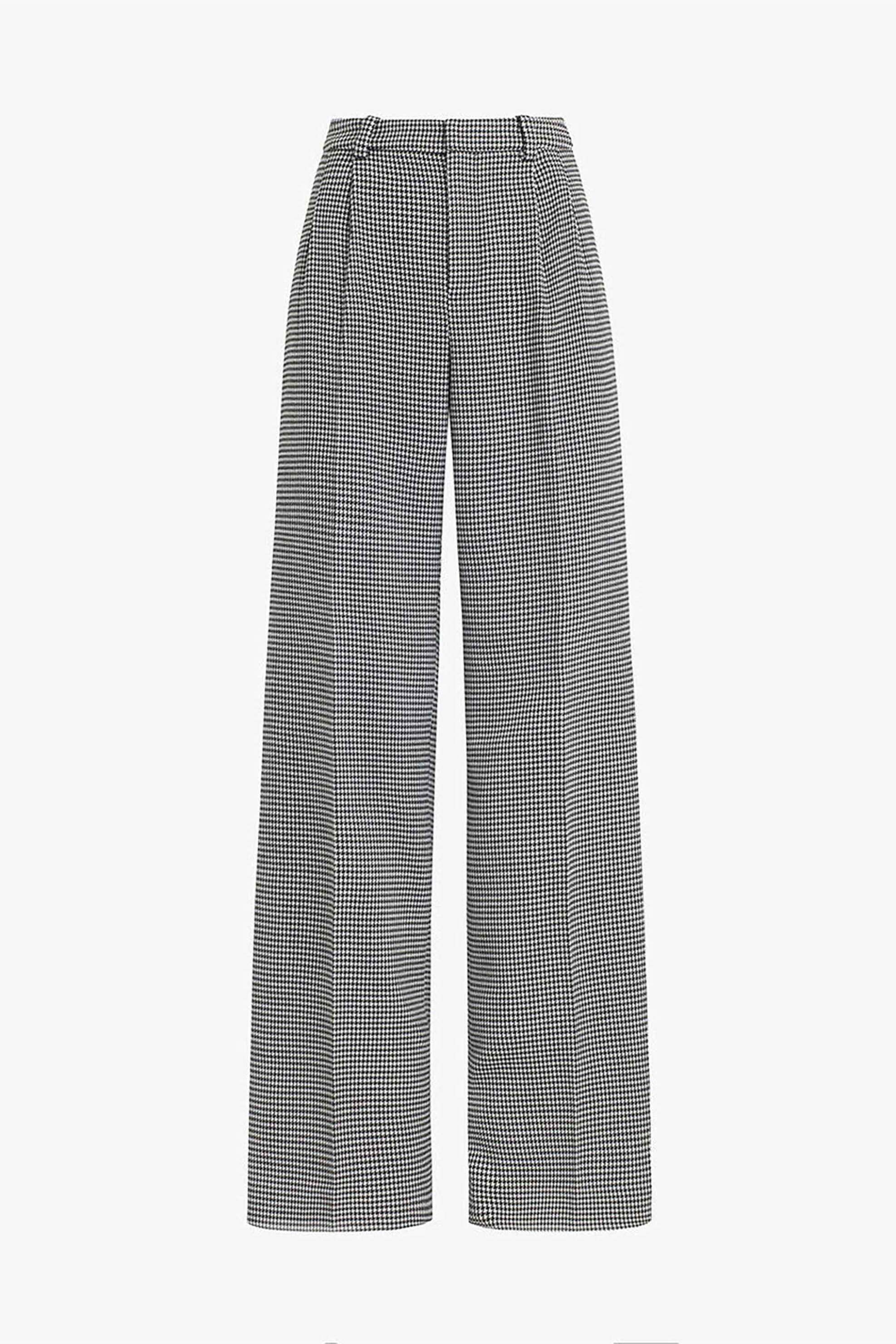 Favorite Daughter γυναικείο παντελόνι pie de poule "The Low Favorite Pant" - 45FJBAXT8526-MBW Ασπρόμαυρο φωτογραφία