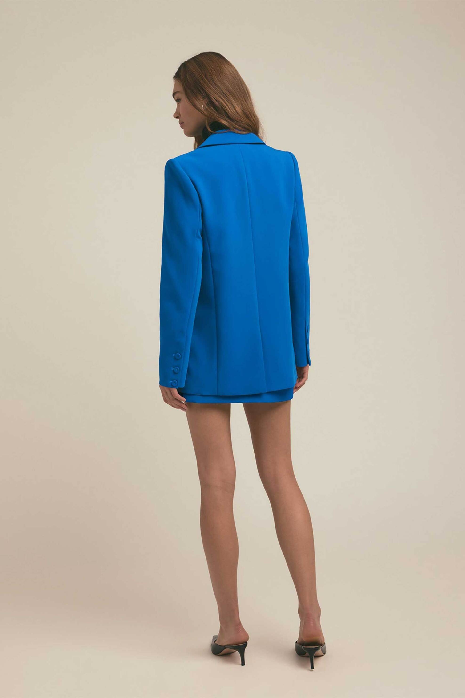 Favorite Daughter γυναικείο σακάκι μονόχρωμο "The Suits You Blazer" - 45FEC6SB6514-SPH Μπλε Ηλεκτρίκ φωτογραφία