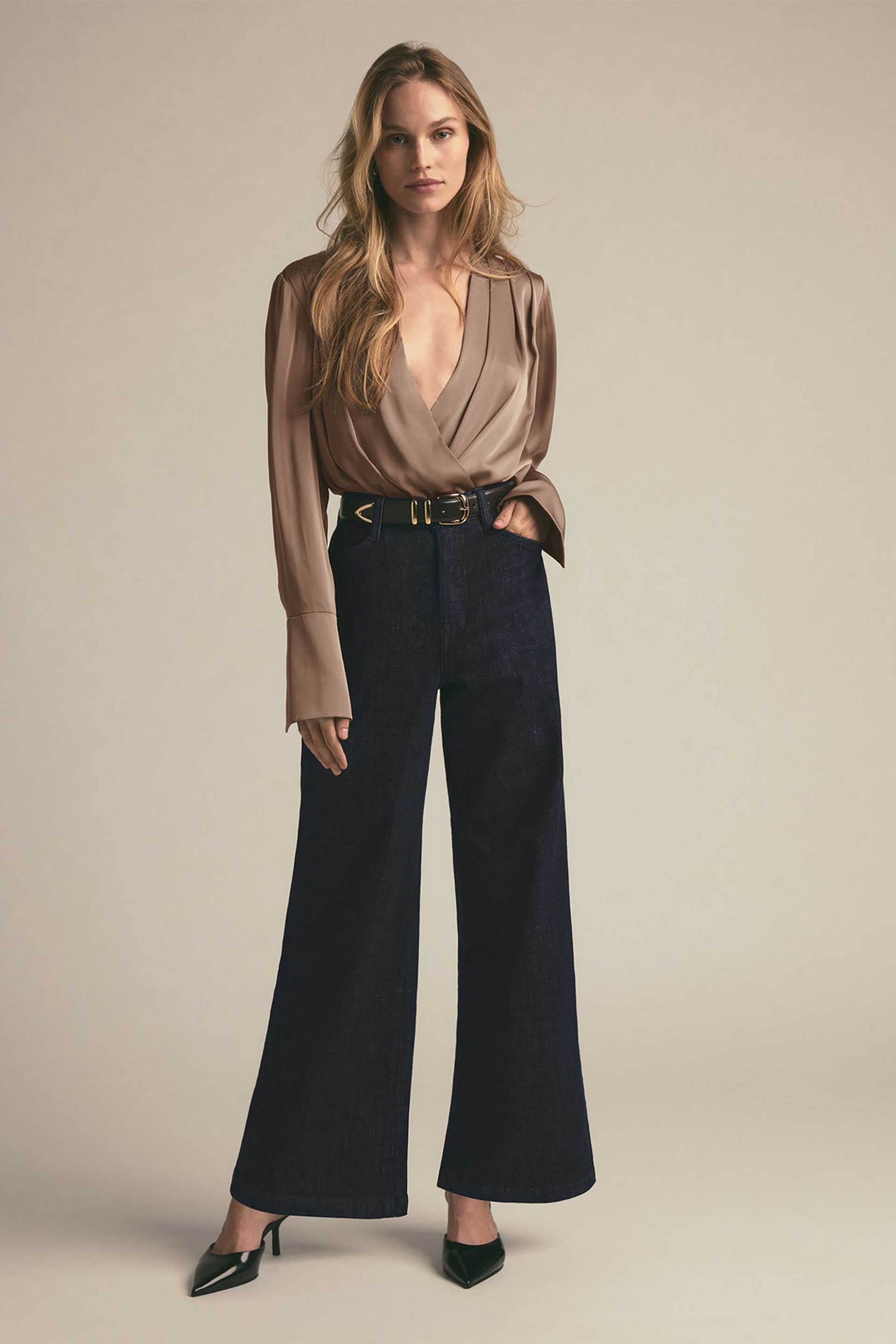 Favorite Daughter γυναικείο τζιν παντελόνι Wide Leg 