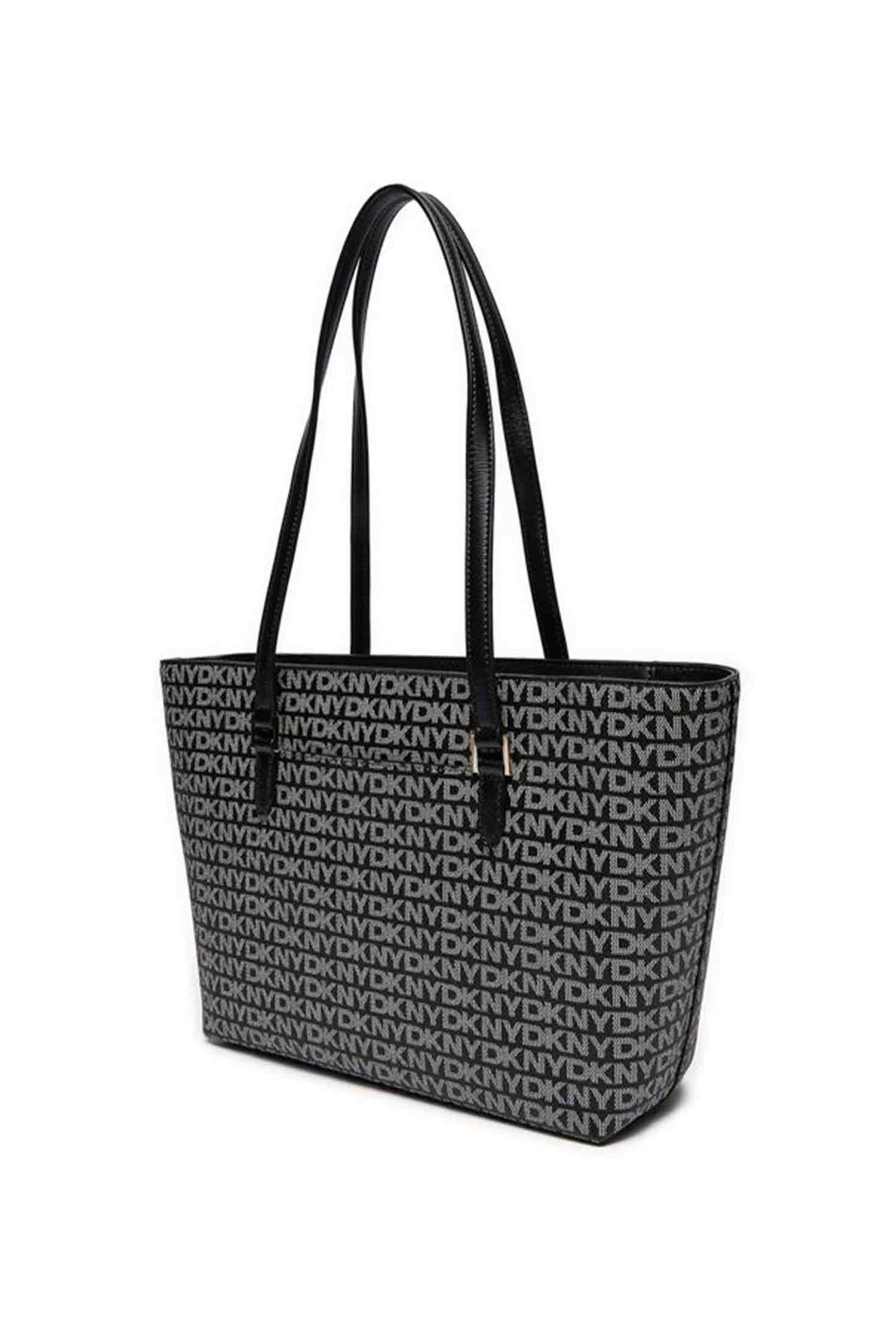 DKNY DKNY γυναικεία τσάντα ώμου με all-over logo "Bryant" - R42AYE20 Μαύρο - 2