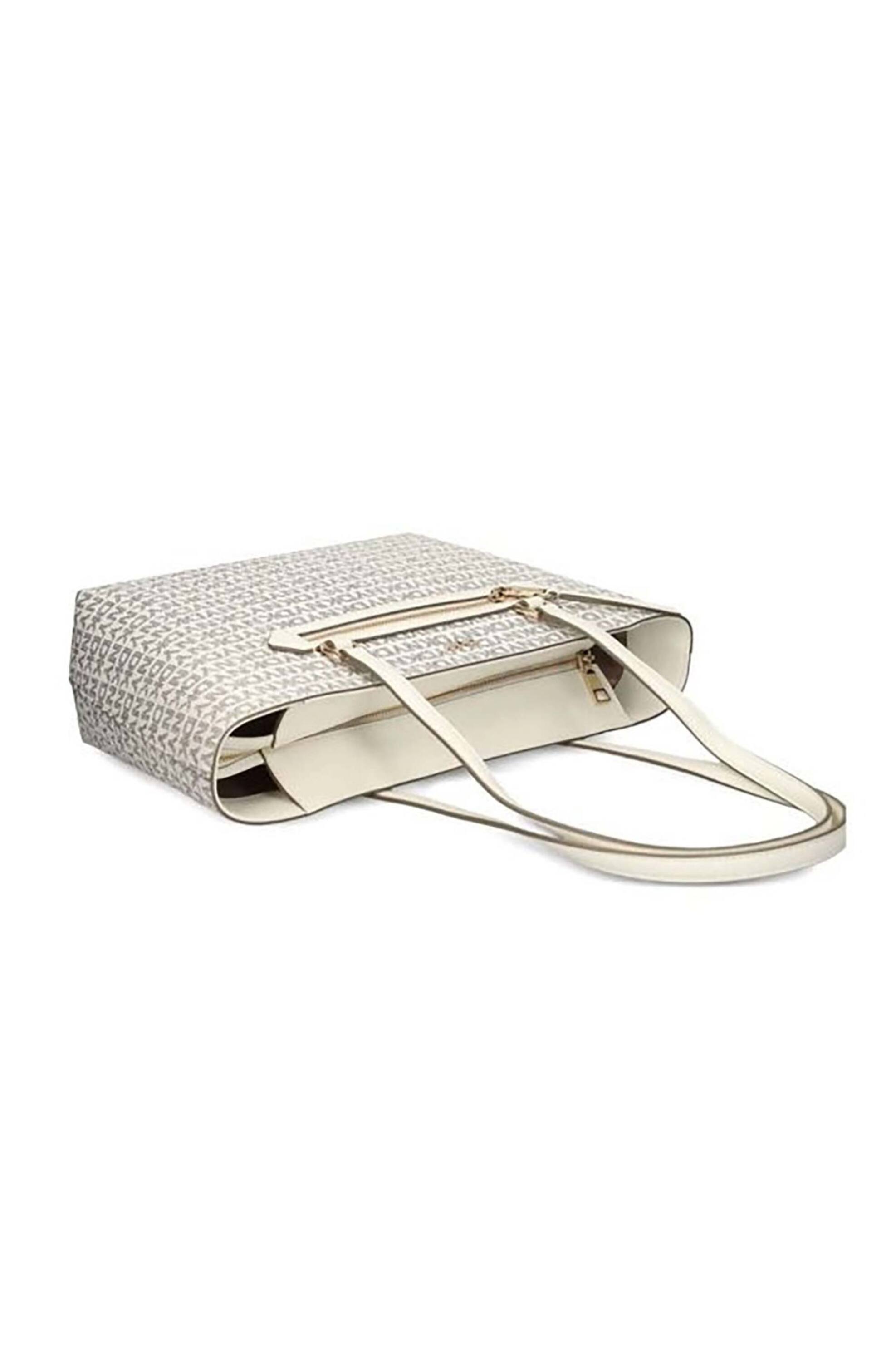 DKNY DKNY γυναικεία τσάντα ώμου με all-over logo "Bryant" - R42AYE20 Λευκό - 4
