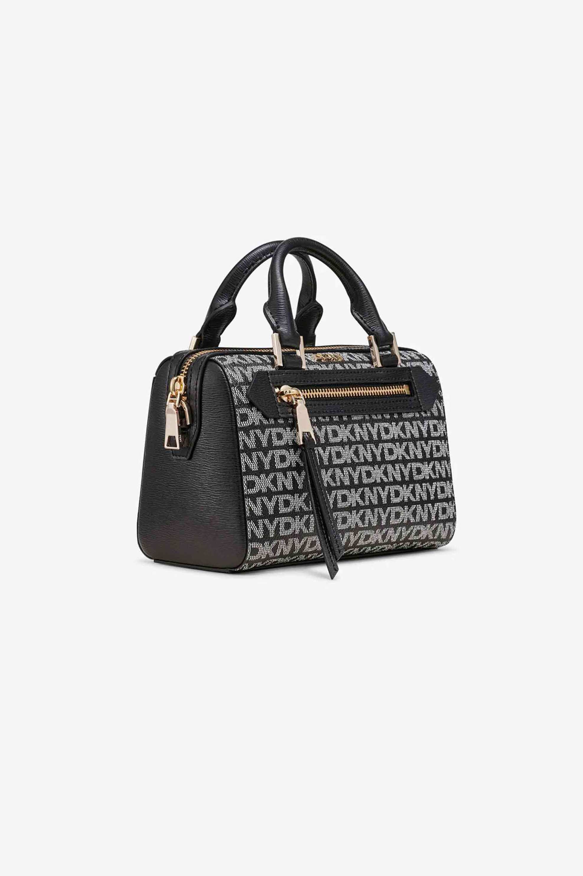 DKNY γυναικεία τσάντα crossbody με all-over logo "Bryant" - R42DYE19 Μαύρο φωτογραφία