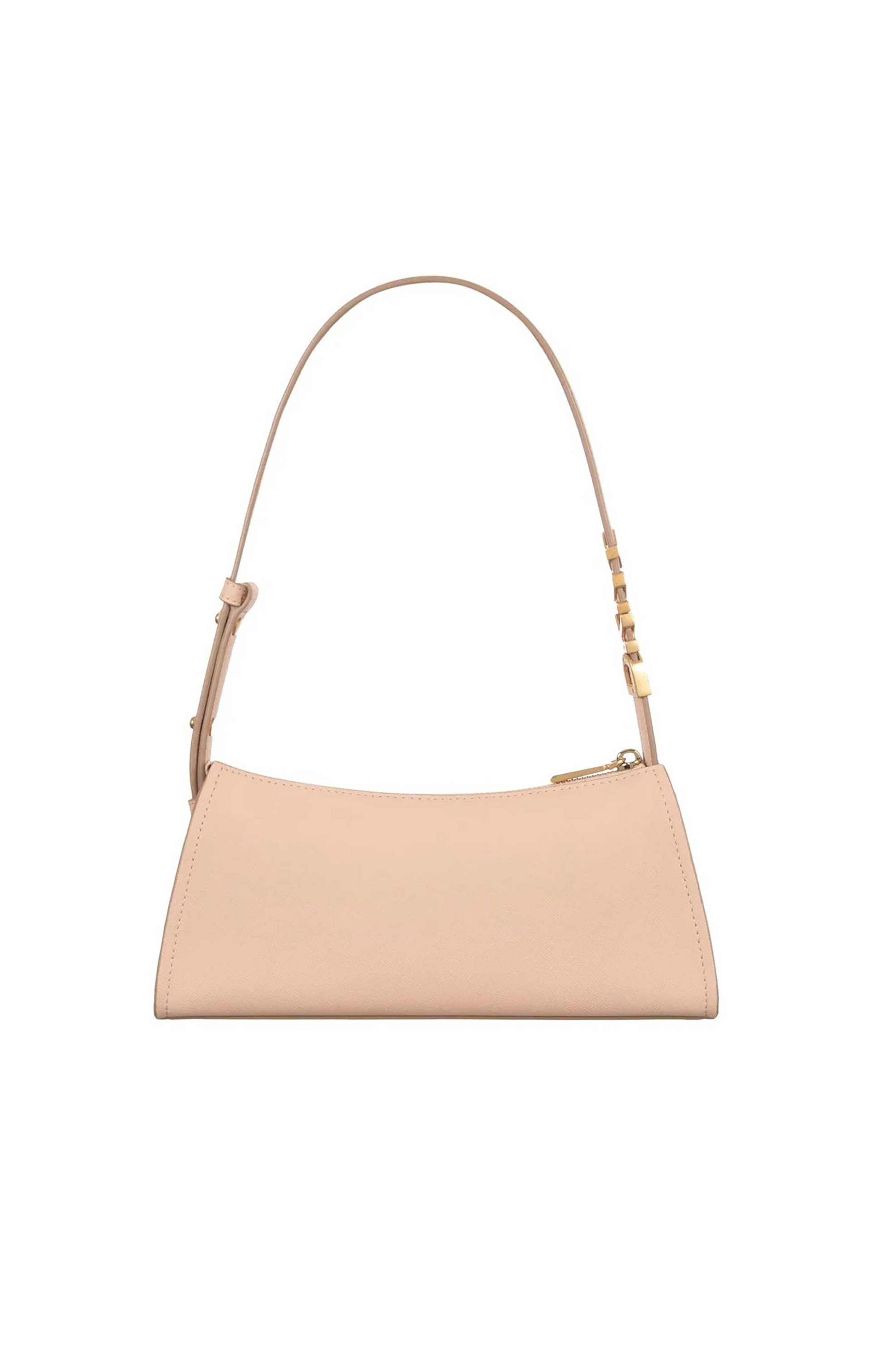 DKNY DKNY γυναικεία δερμάτινη τσάντα ώμου "Avril" - R433YG57 Μπεζ - 3