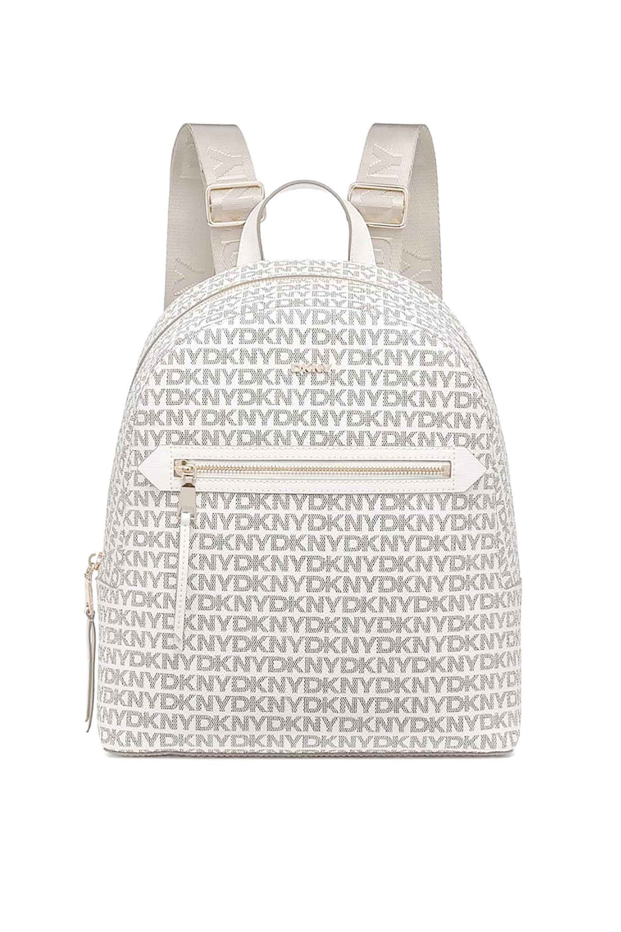 DKNY γυναικείο backpack με all-over logo "Bryant Ave" - R51KYJ33 Λευκό