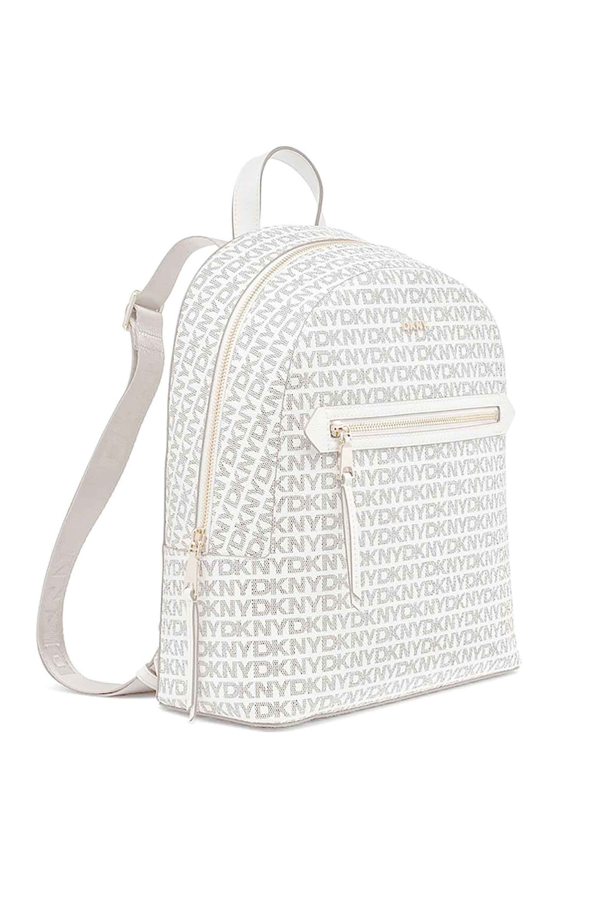 DKNY γυναικείο backpack με all-over logo "Bryant Ave" - R51KYJ33 Λευκό φωτογραφία
