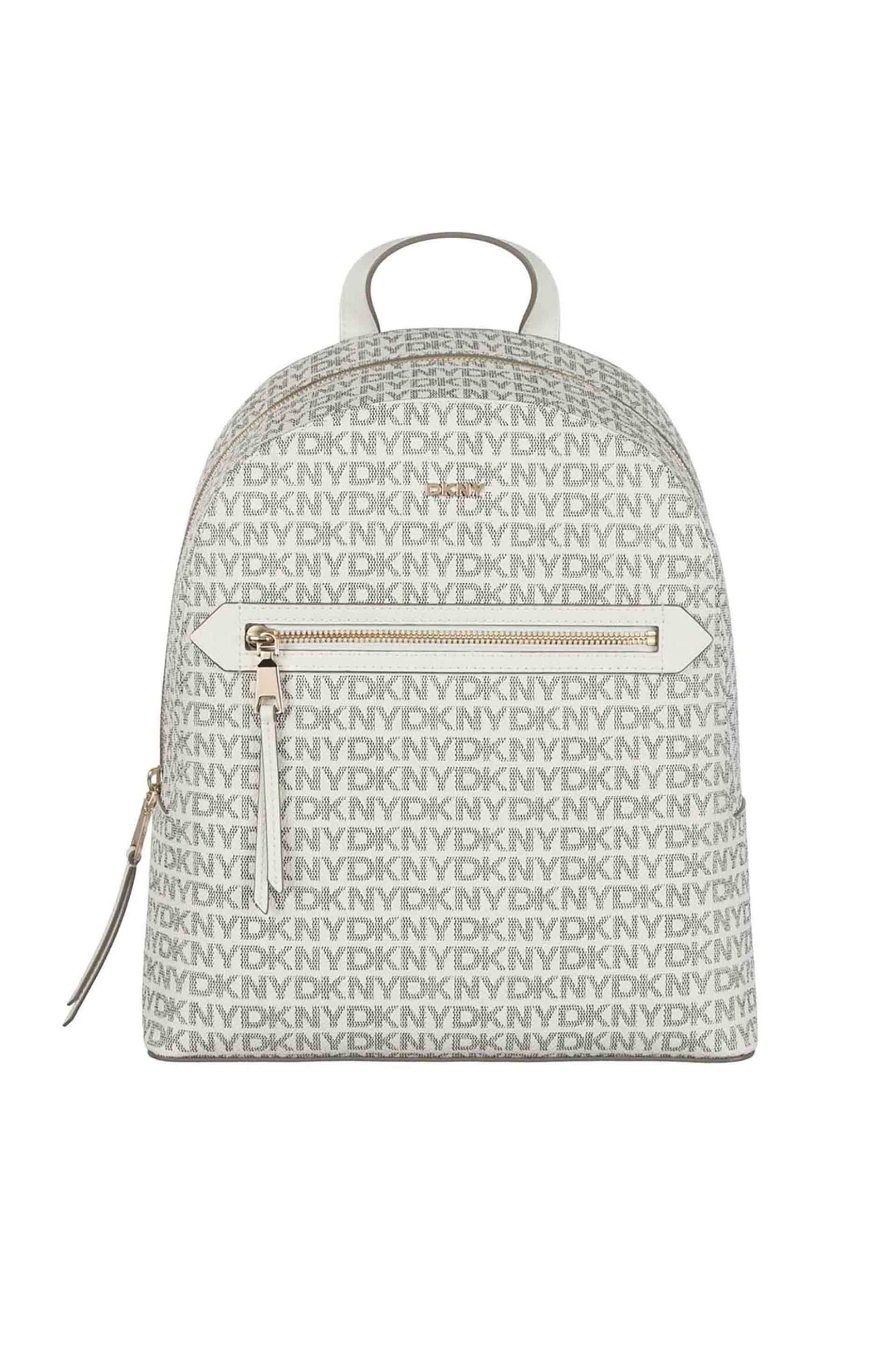 DKNY γυναικείο backpack με all-over logo "Bryant Ave" - R51KYJ33 Υπόλευκο