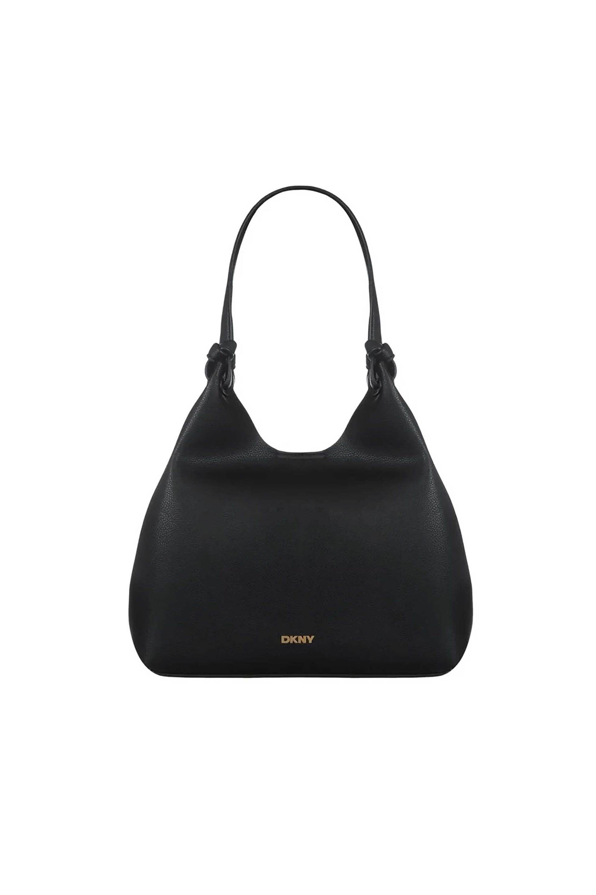 DKNY γυναικεία τσάντα χειρός μονόχρωμη "Paula" - R42BAE49 Μαύρο