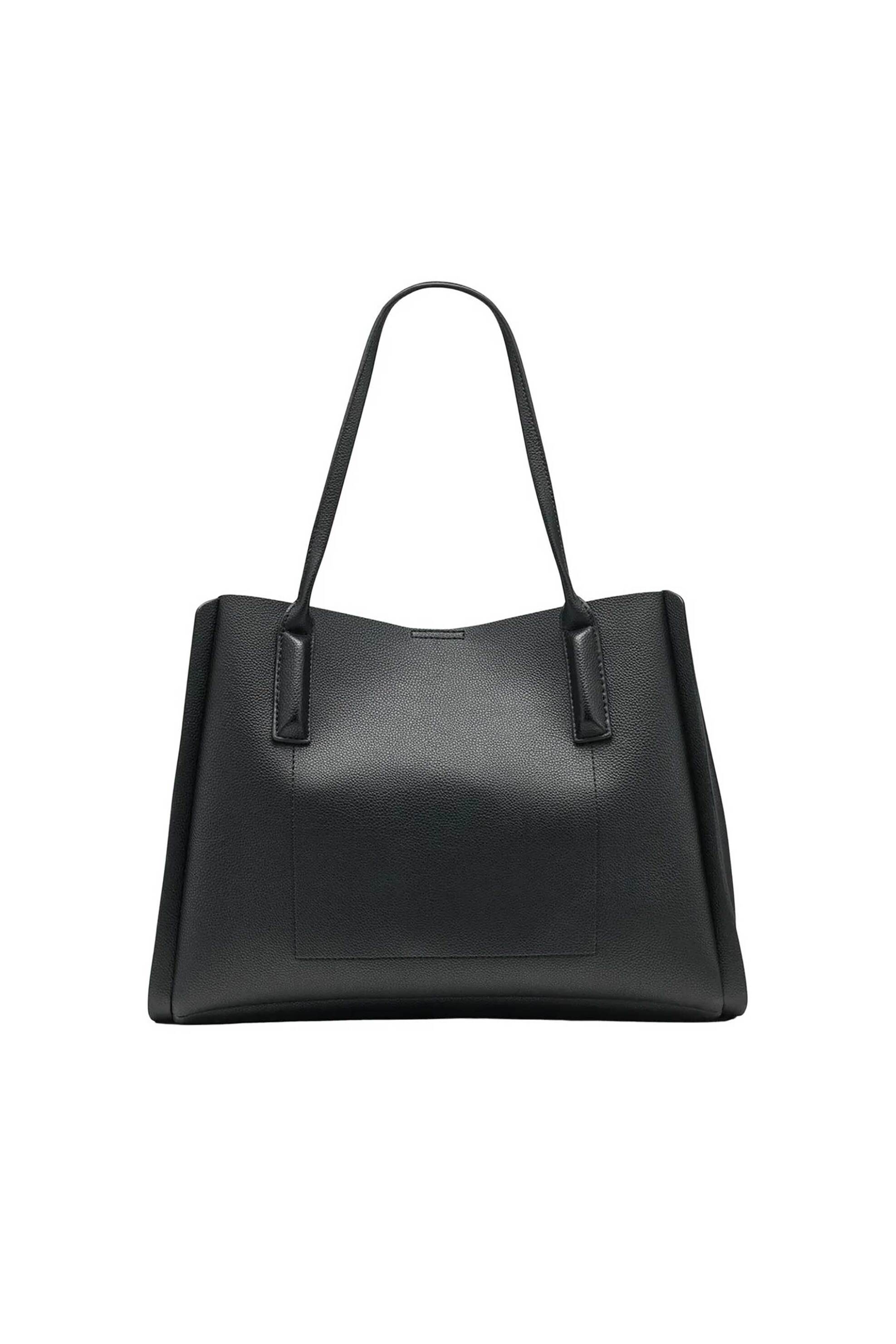 DKNY DKNY γυναικεία τσάντα χειρός μονόχρωμη με λογότυπο "Josie" - R51AAI97 Μαύρο - 3
