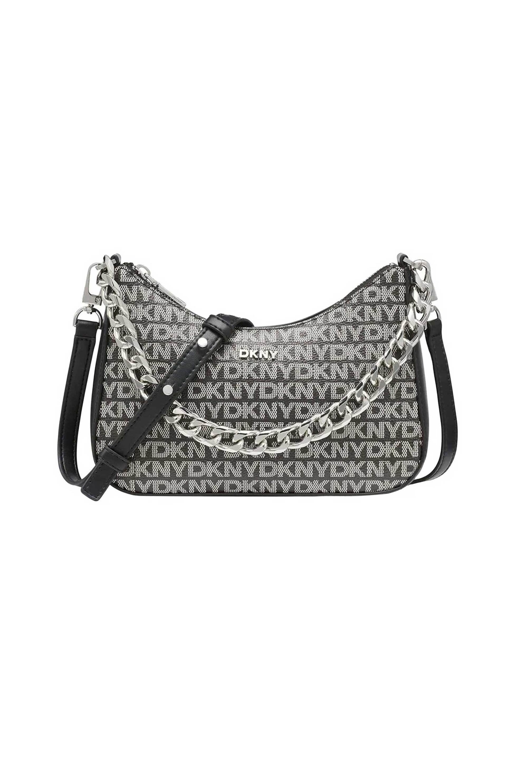 DKNY γυναικεία τσάντα crossbody με αλλ-οωερ λογότυπο "Jenna" - R52E5I10 Μαύρο