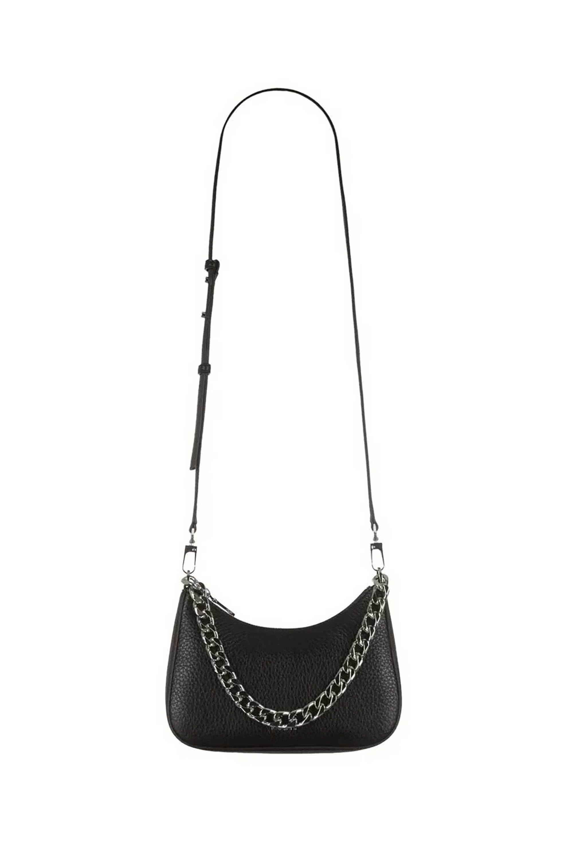 DKNY γυναικεία τσάντα crossbody μονόχρωμη "Jenna" - R52EAI10 Μαύρο φωτογραφία