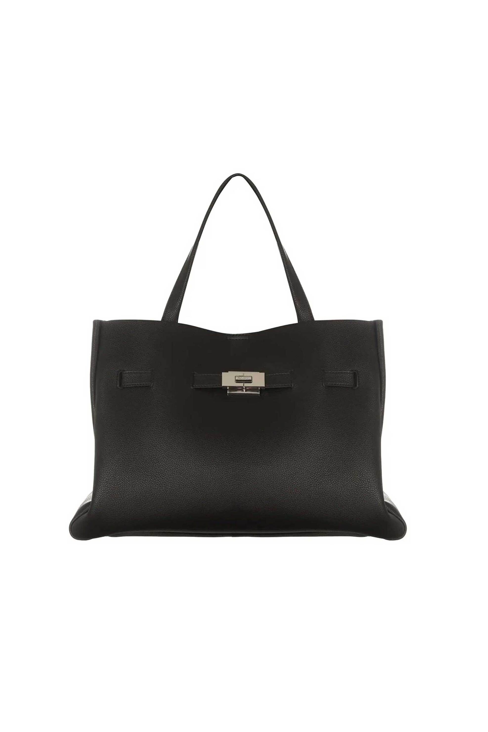 DKNY γυναικεία τσάντα χειρός μονόχρωμη "Bryar" - R52DAK43 Μαύρο